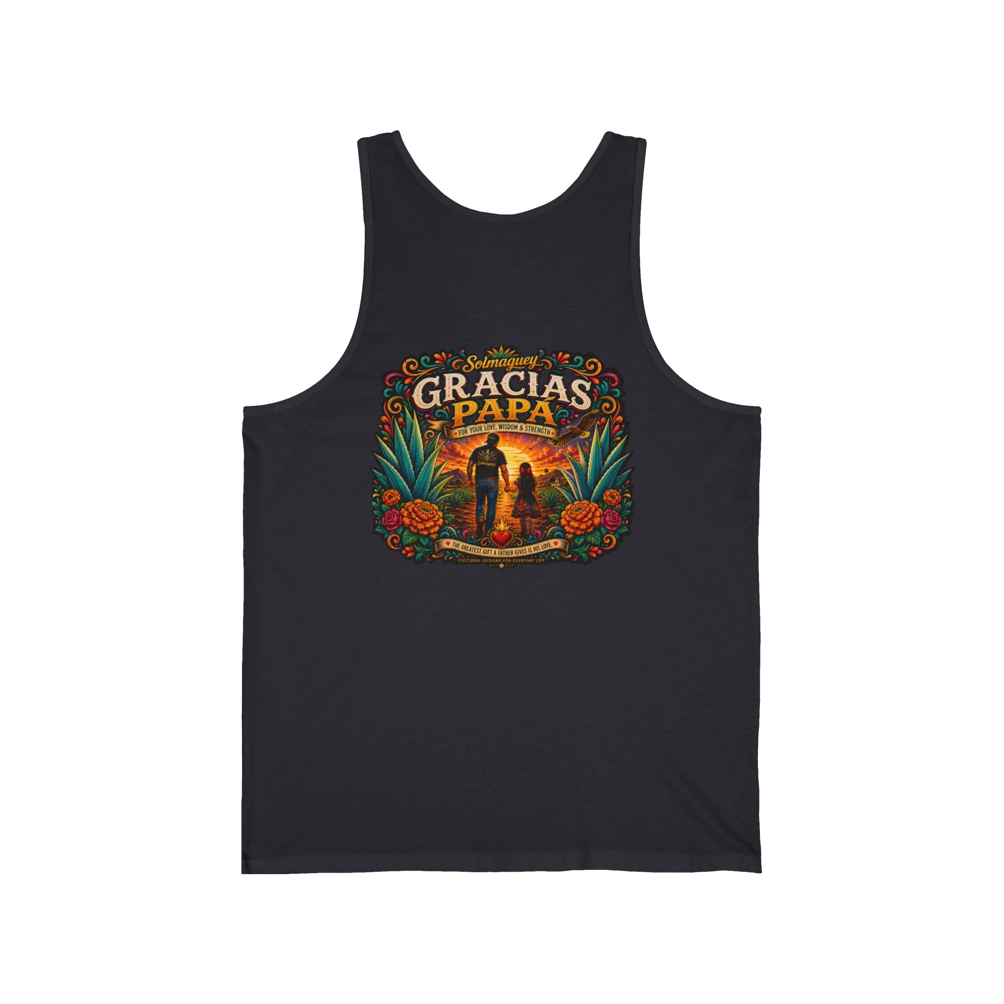 Gracias Papá Tank Top — Father & Daughter Tribute Tank | Solmaguey™