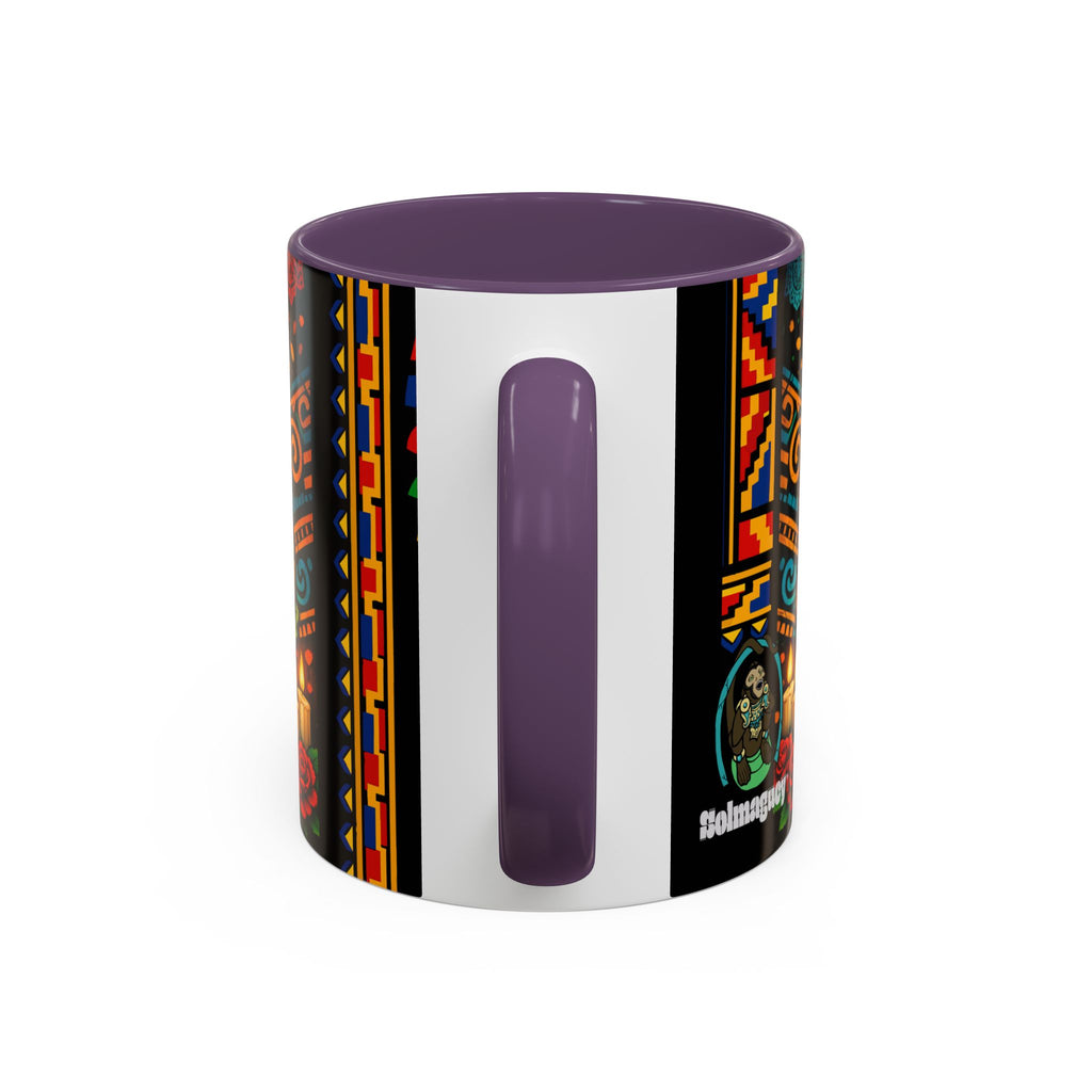 Day of the Dead Graduation Skull Accent Coffee Mug — Class of '26 Cappuccino Cup