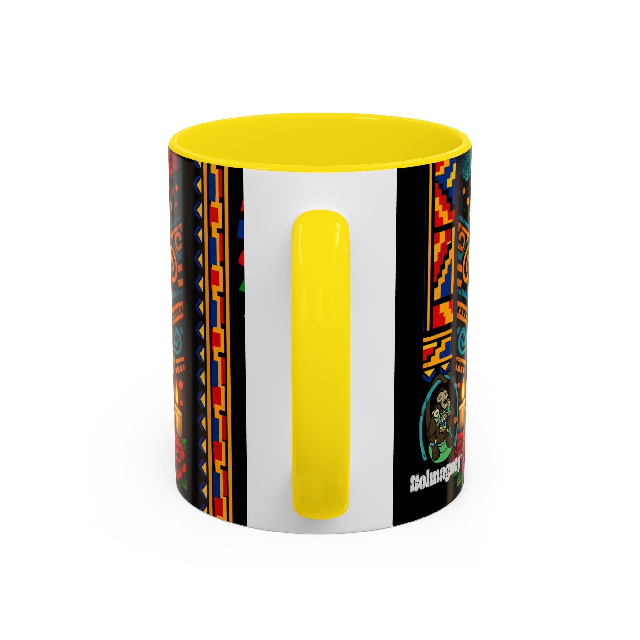 Day of the Dead Graduation Skull Accent Coffee Mug — Class of '26 Cappuccino Cup