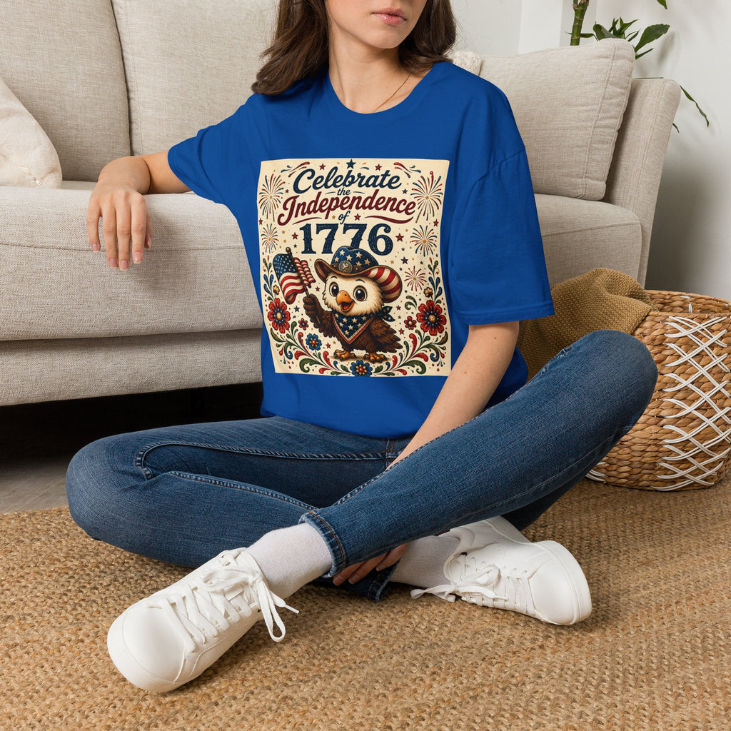 1776 Independence Day Eagle T-Shirt | Patriotic American Flag Shirt | 4th of July Celebration Tee