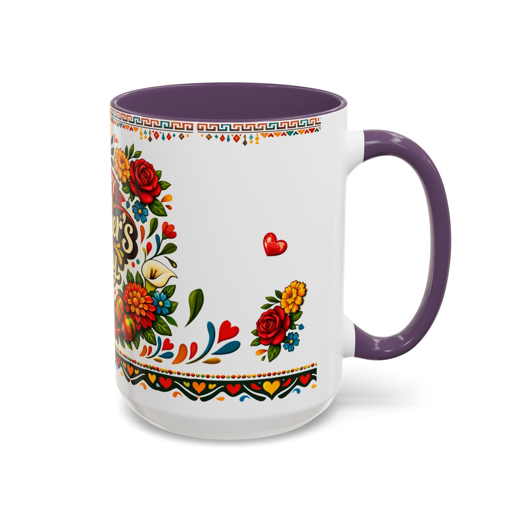 Happy Mother's Day Accent Mug-Colorful Floral Day of the Dead Design (11/15oz)