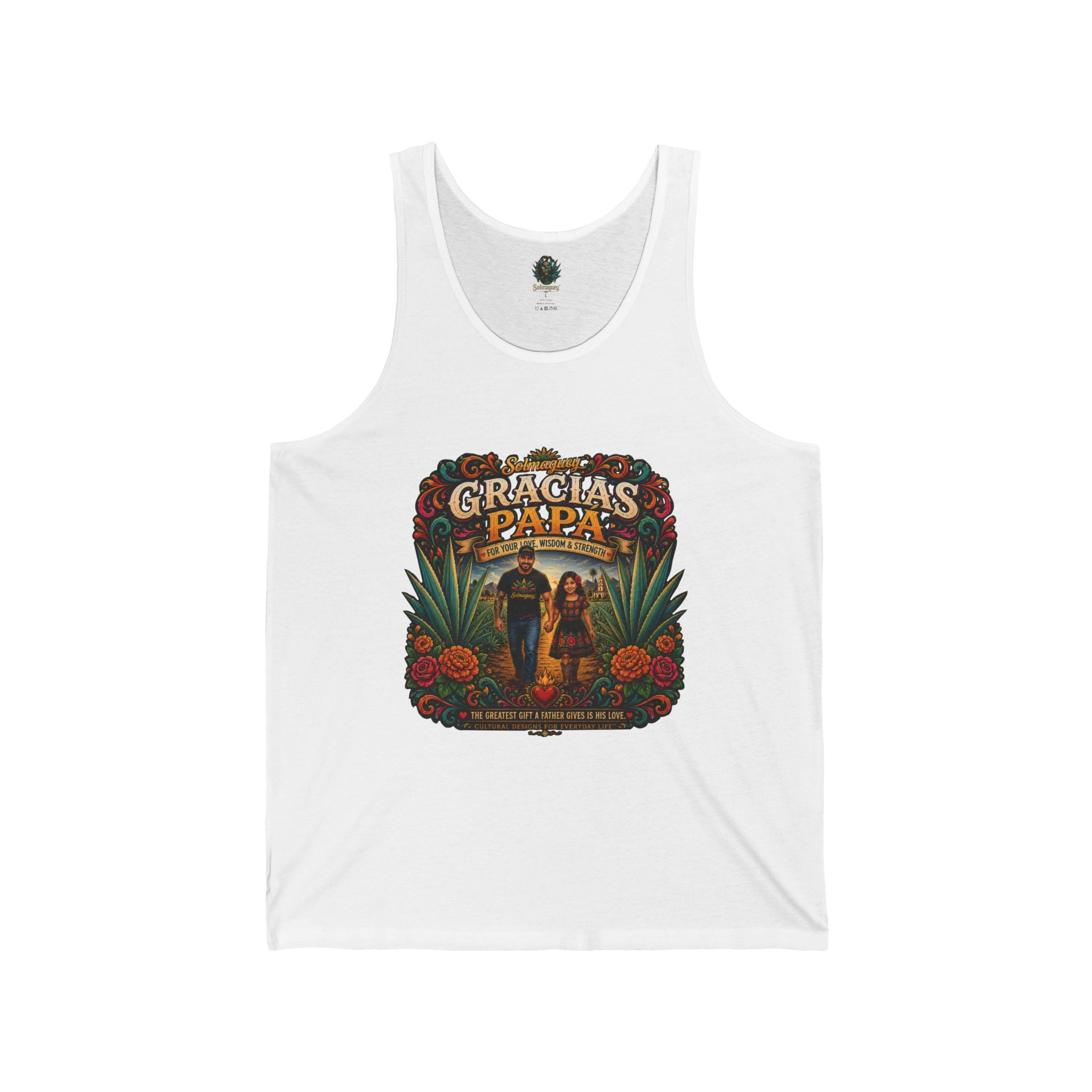 Gracias Papá Tank Top — Father & Daughter Tribute Tank | Solmaguey™