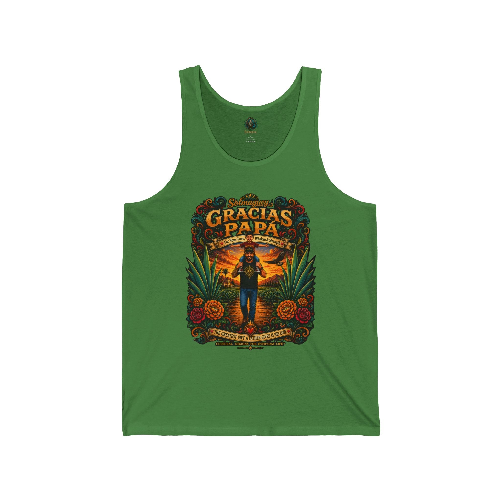 Gracias Papá Tank Top — Father & Son Tribute Tank | Solmaguey™