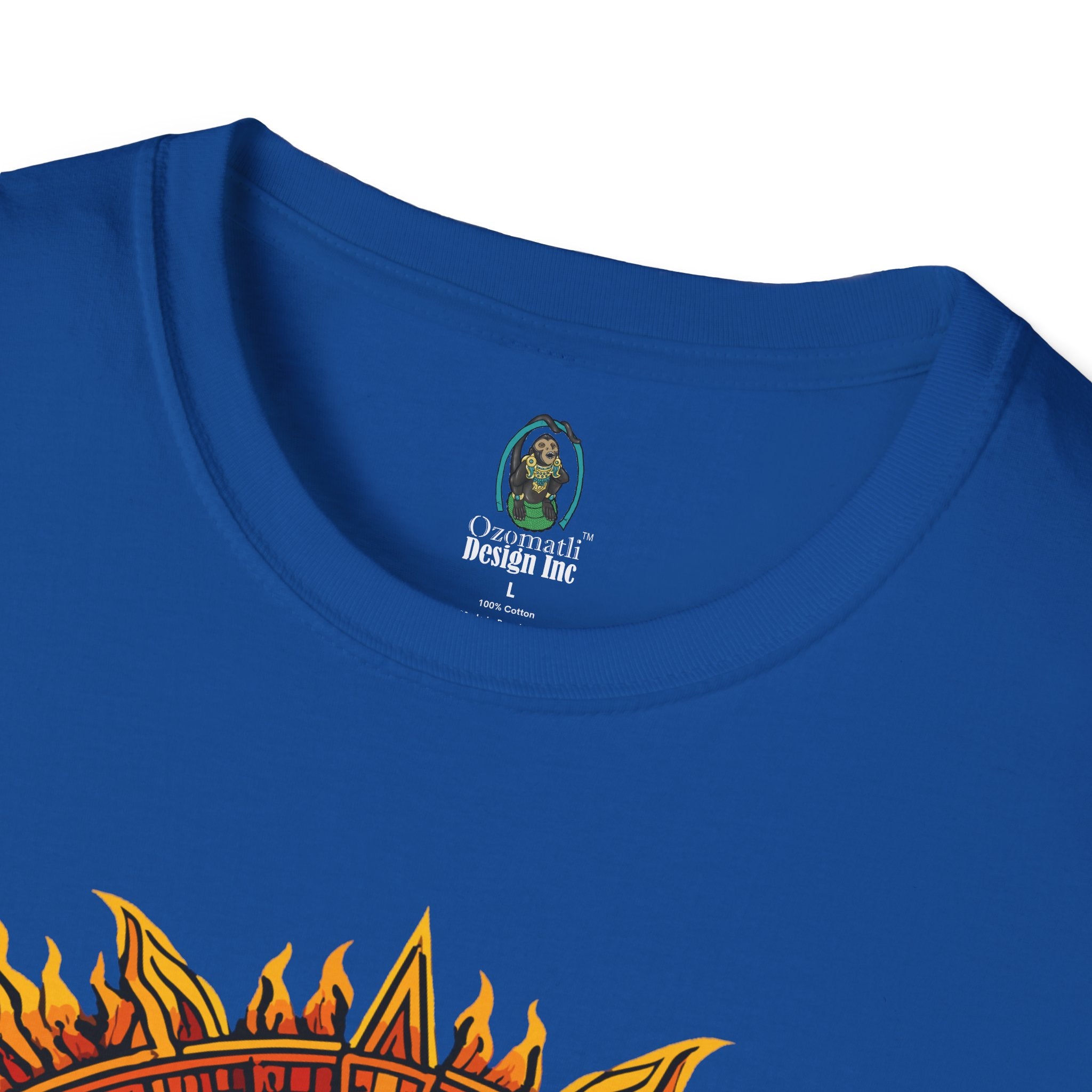 Aztec Skull Sunburst T-Shirt | Tribal Floral Skull Design