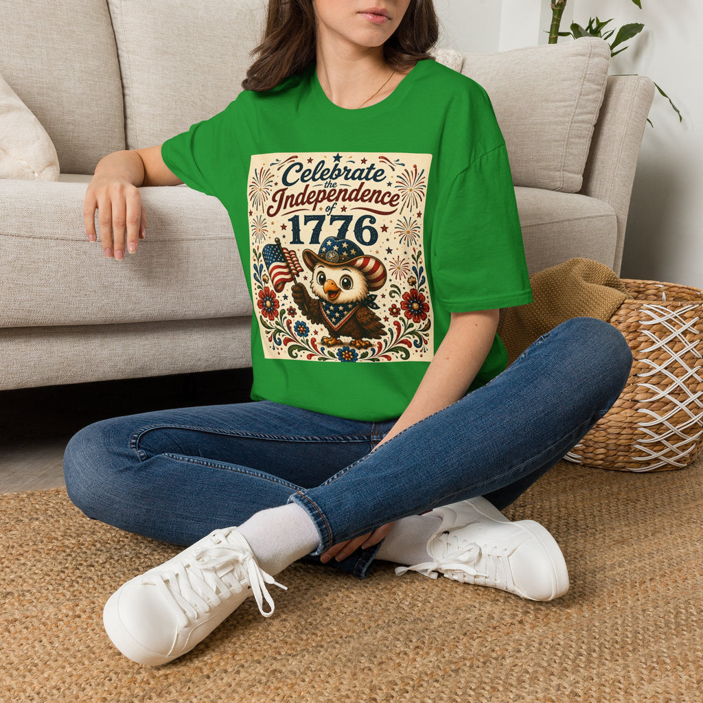 1776 Independence Day Eagle T-Shirt | Patriotic American Flag Shirt | 4th of July Celebration Tee