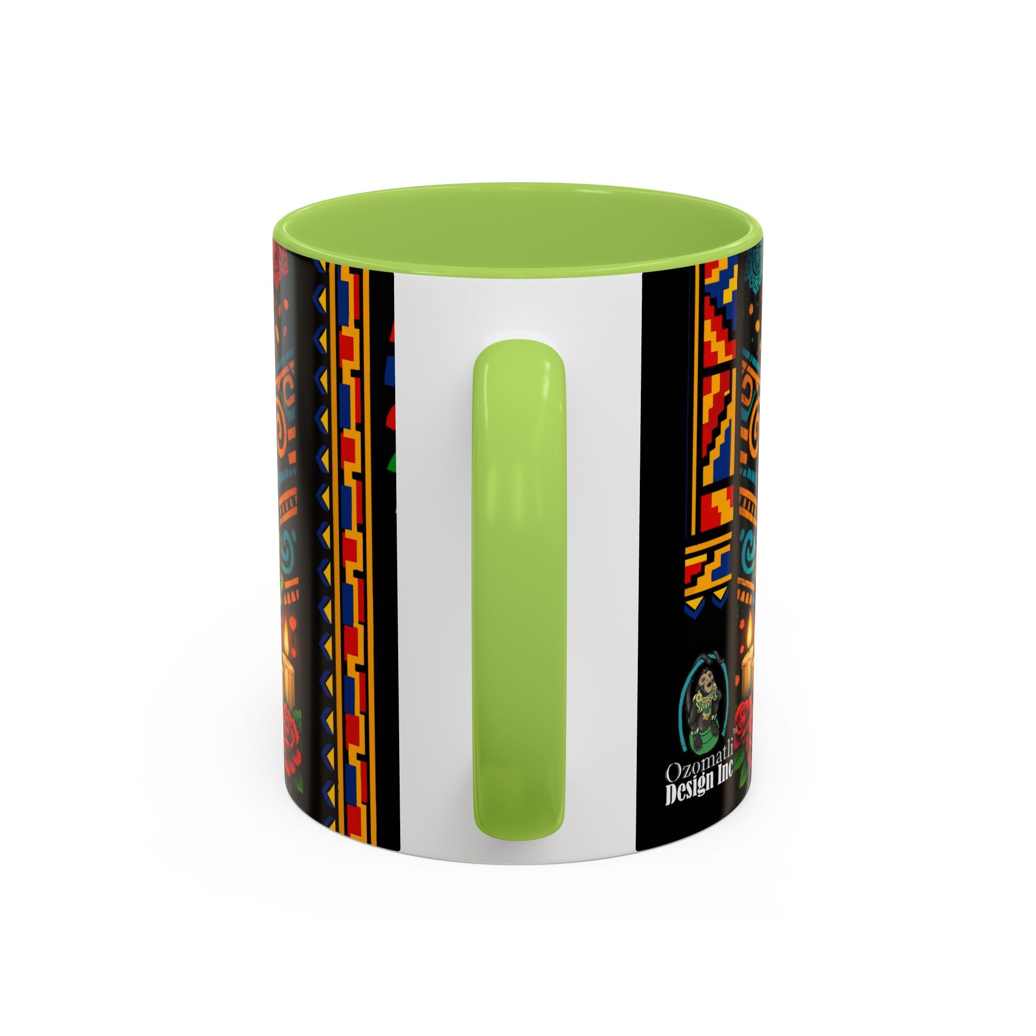 Day of the Dead Graduation Skull Accent Coffee Mug — Class of '26 Cappuccino Cup