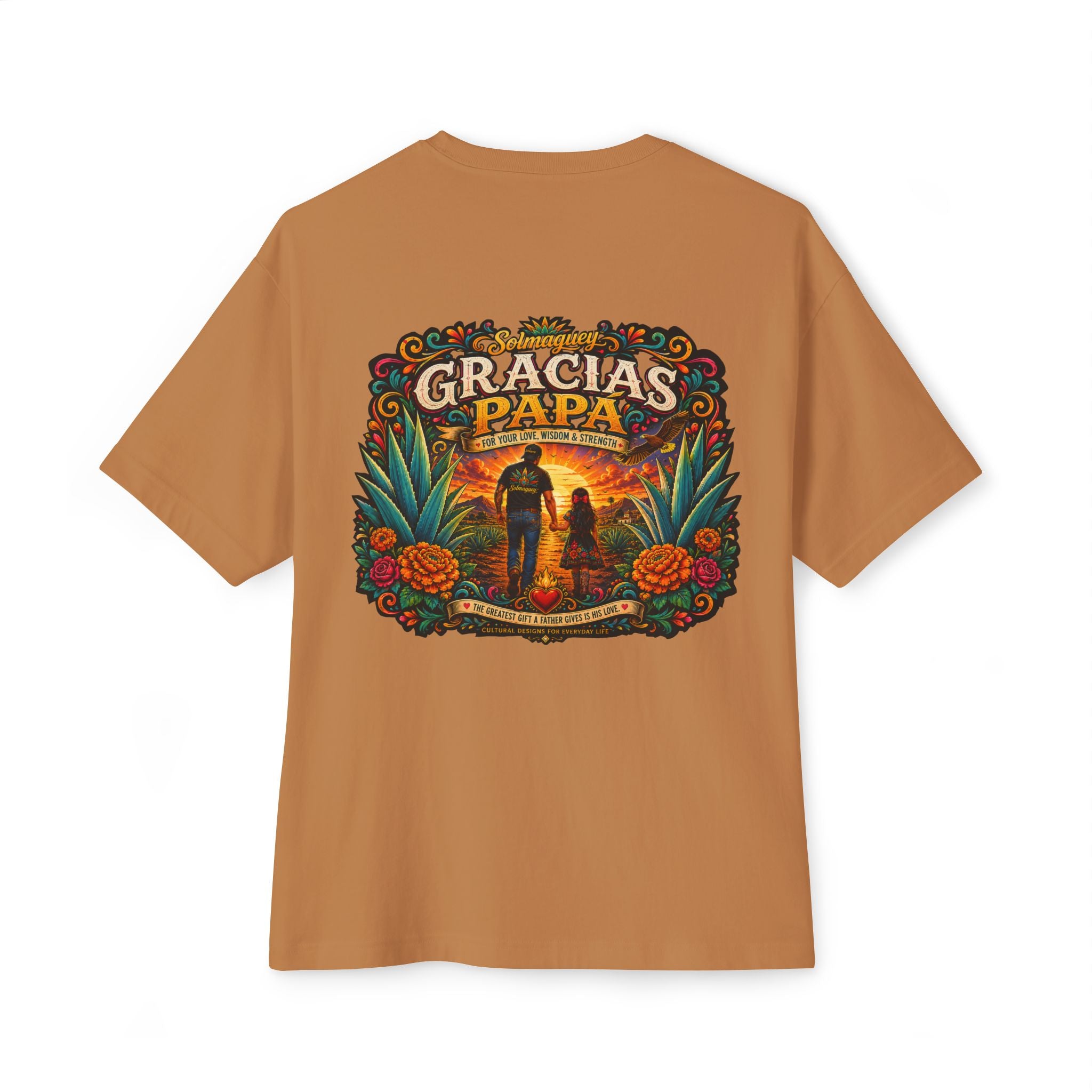 Gracias Papá Graphic Tee — Father & Daughter Tribute Shirt | Solmaguey™
