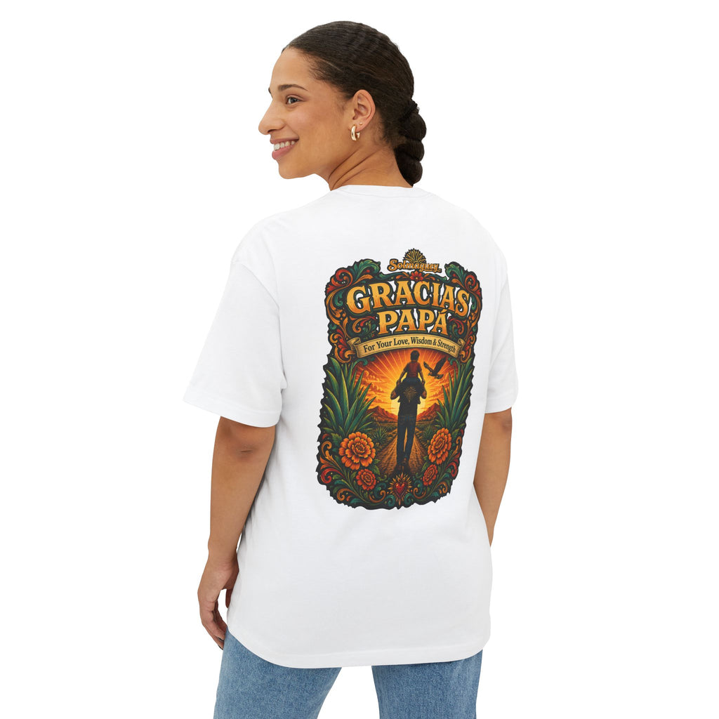 Gracias Papá Graphic Tee — Father & Son Tribute Shirt | Solmaguey™