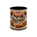 Happy Mother's Day Accent Mug-Colorful Floral Day of the Dead Design (11/15oz)