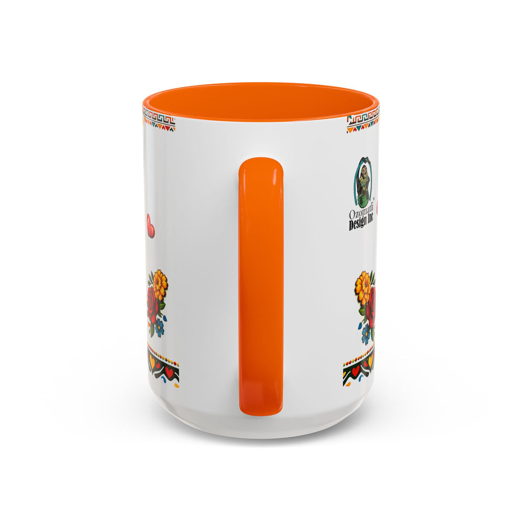 Happy Mother's Day Accent Mug-Colorful Floral Day of the Dead Design (11/15oz)