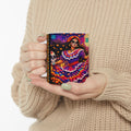 Day of the Dead Ceramic Mug — Colorful Catrina Dance Design (11oz, 15oz)