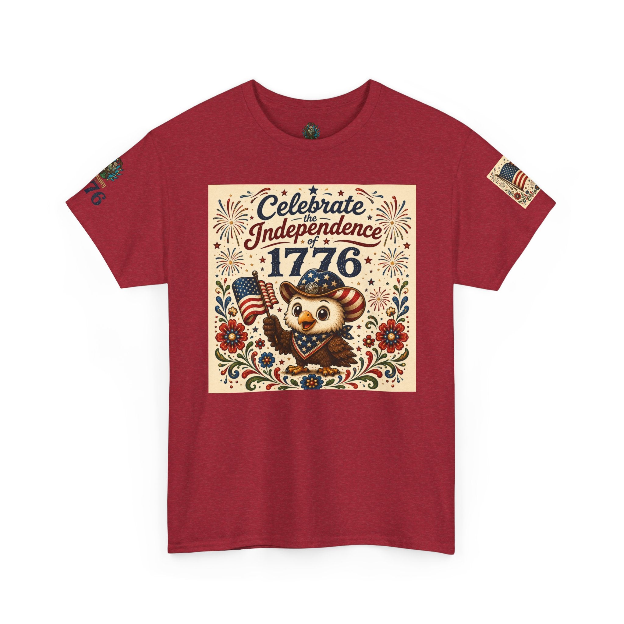 1776 Independence Day Eagle T-Shirt | Patriotic American Flag Shirt | 4th of July Celebration Tee