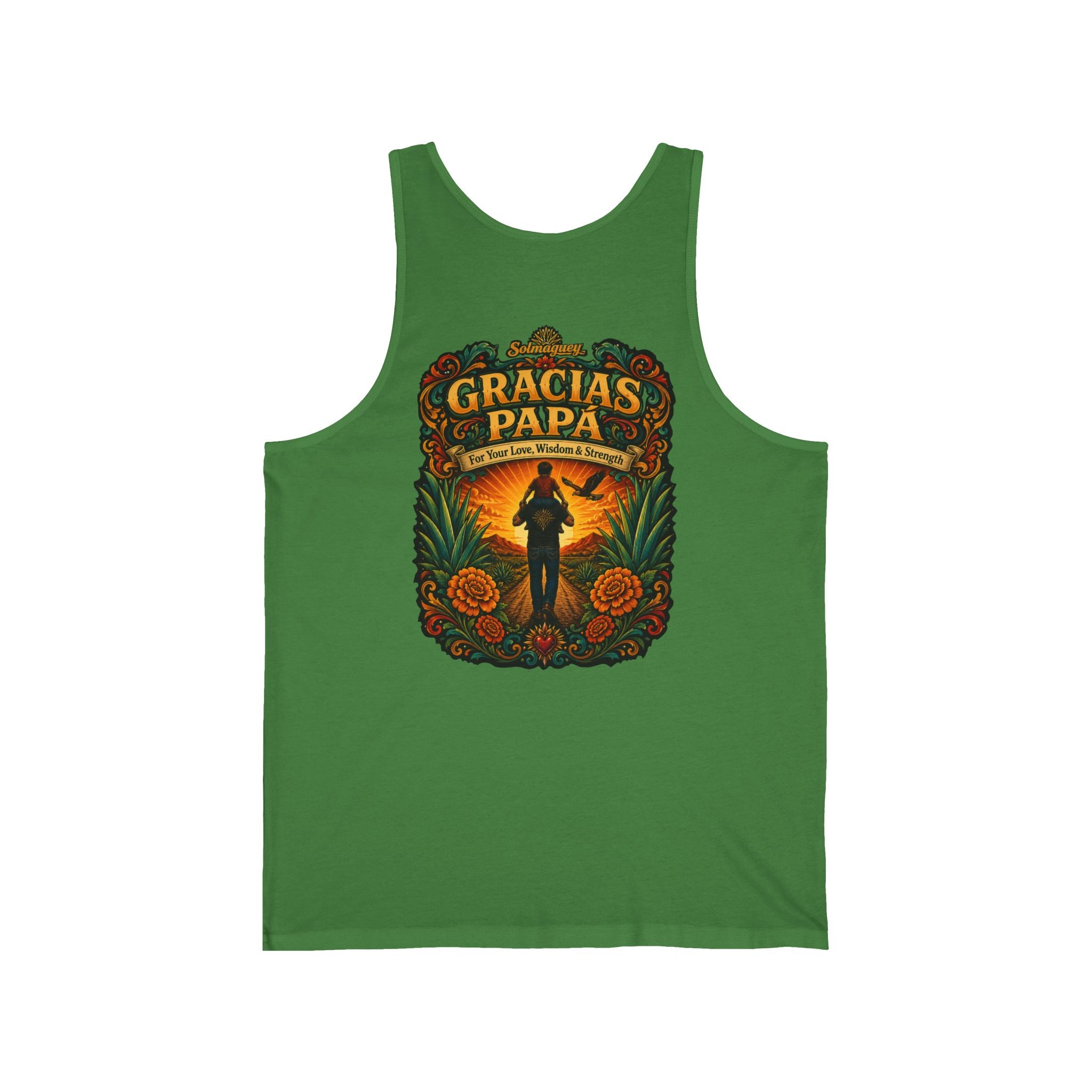 Gracias Papá Tank Top — Father & Son Tribute Tank | Solmaguey™