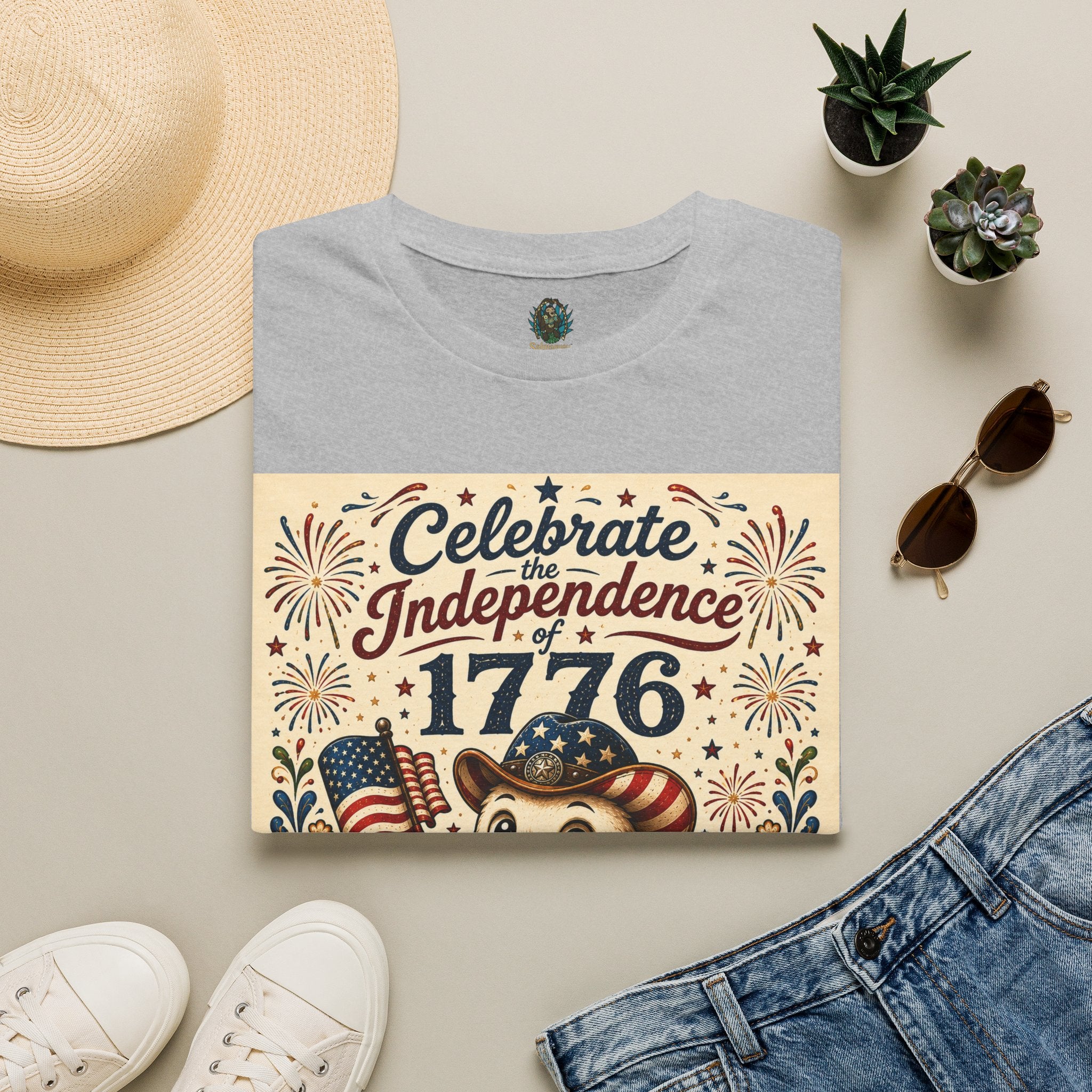 1776 Independence Day Eagle T-Shirt | Patriotic American Flag Shirt | 4th of July Celebration Tee