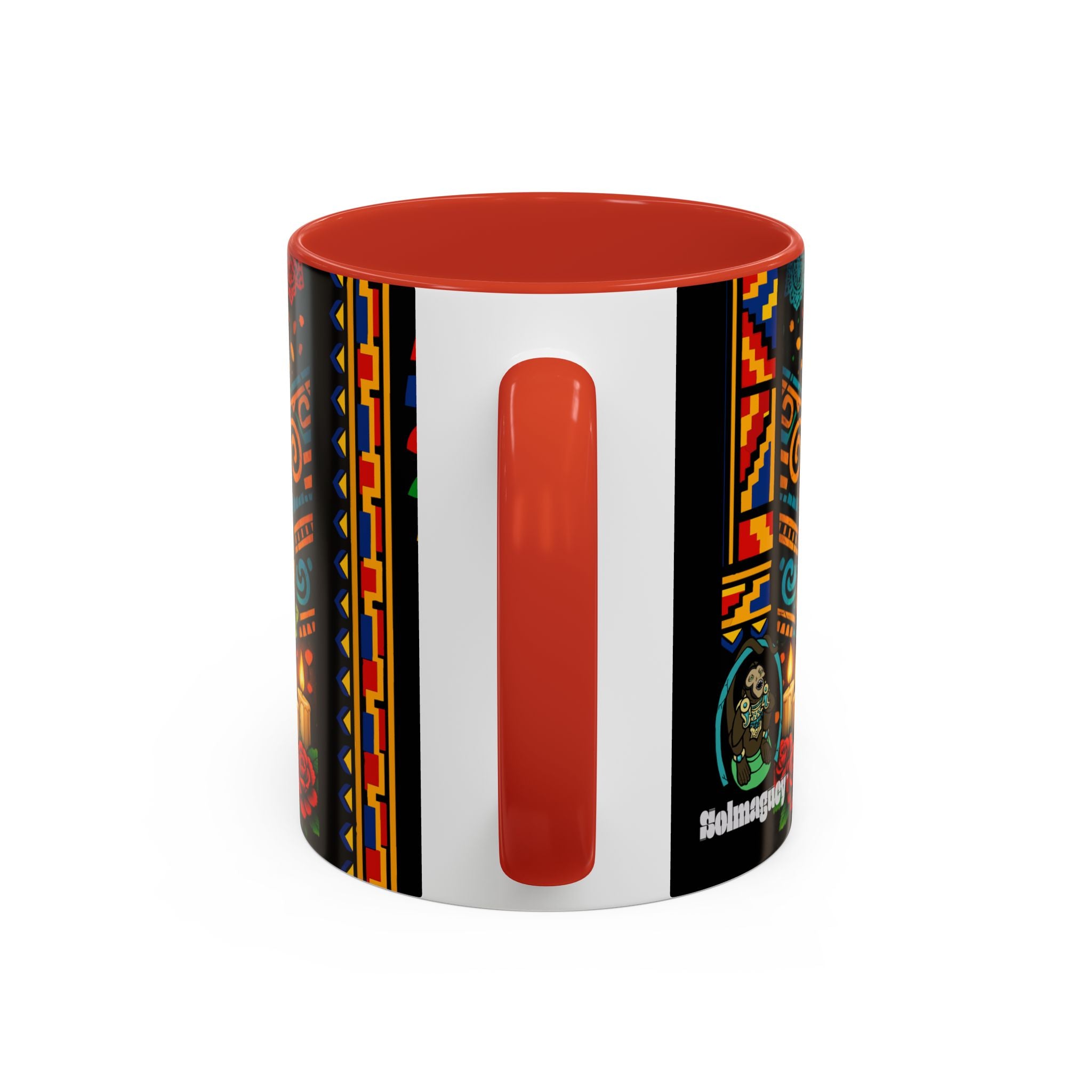 Day of the Dead Graduation Skull Accent Coffee Mug — Class of '26 Cappuccino Cup