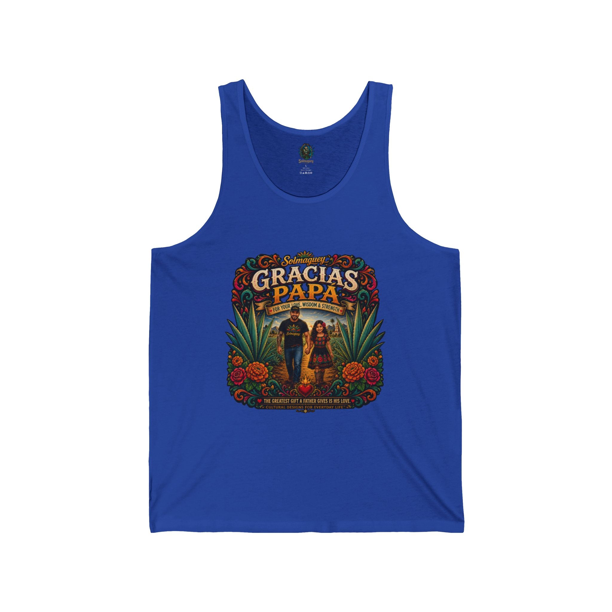 Gracias Papá Tank Top — Father & Daughter Tribute Tank | Solmaguey™