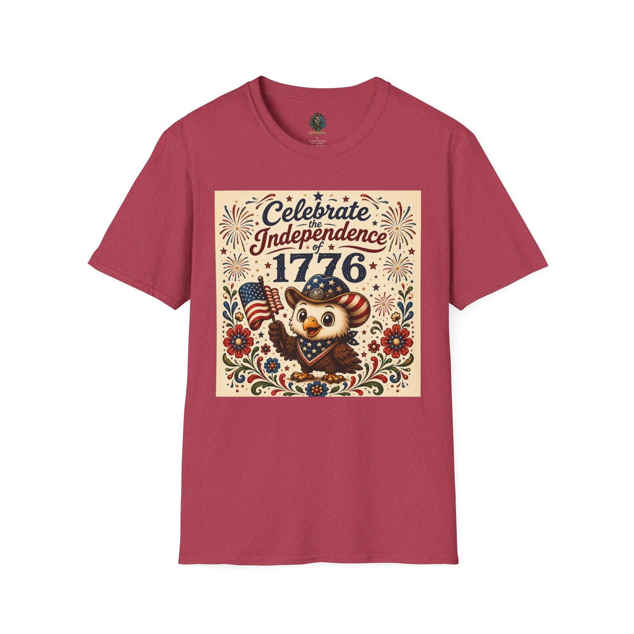 1776 Independence Day Eagle T-Shirt | Patriotic American Flag Shirt | 4th of July Celebration Tee