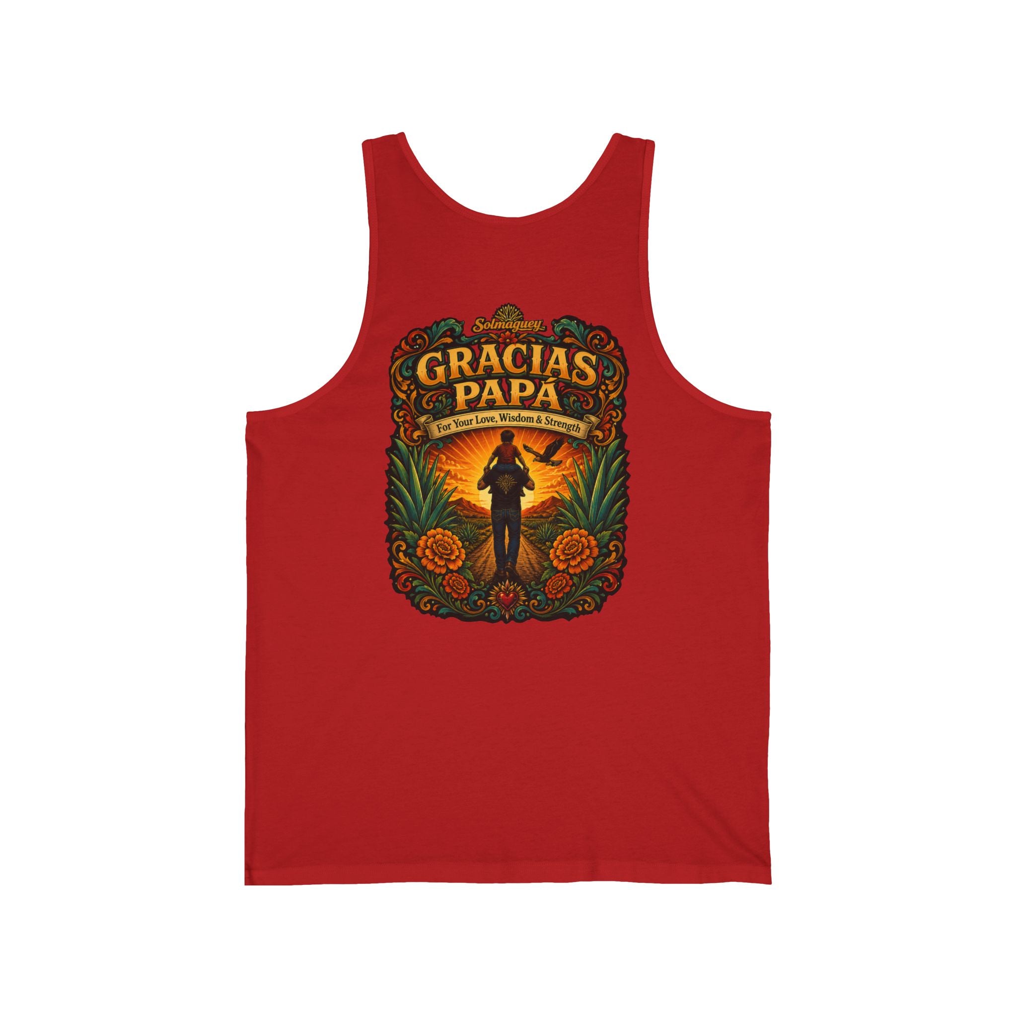 Gracias Papá Tank Top — Father & Son Tribute Tank | Solmaguey™