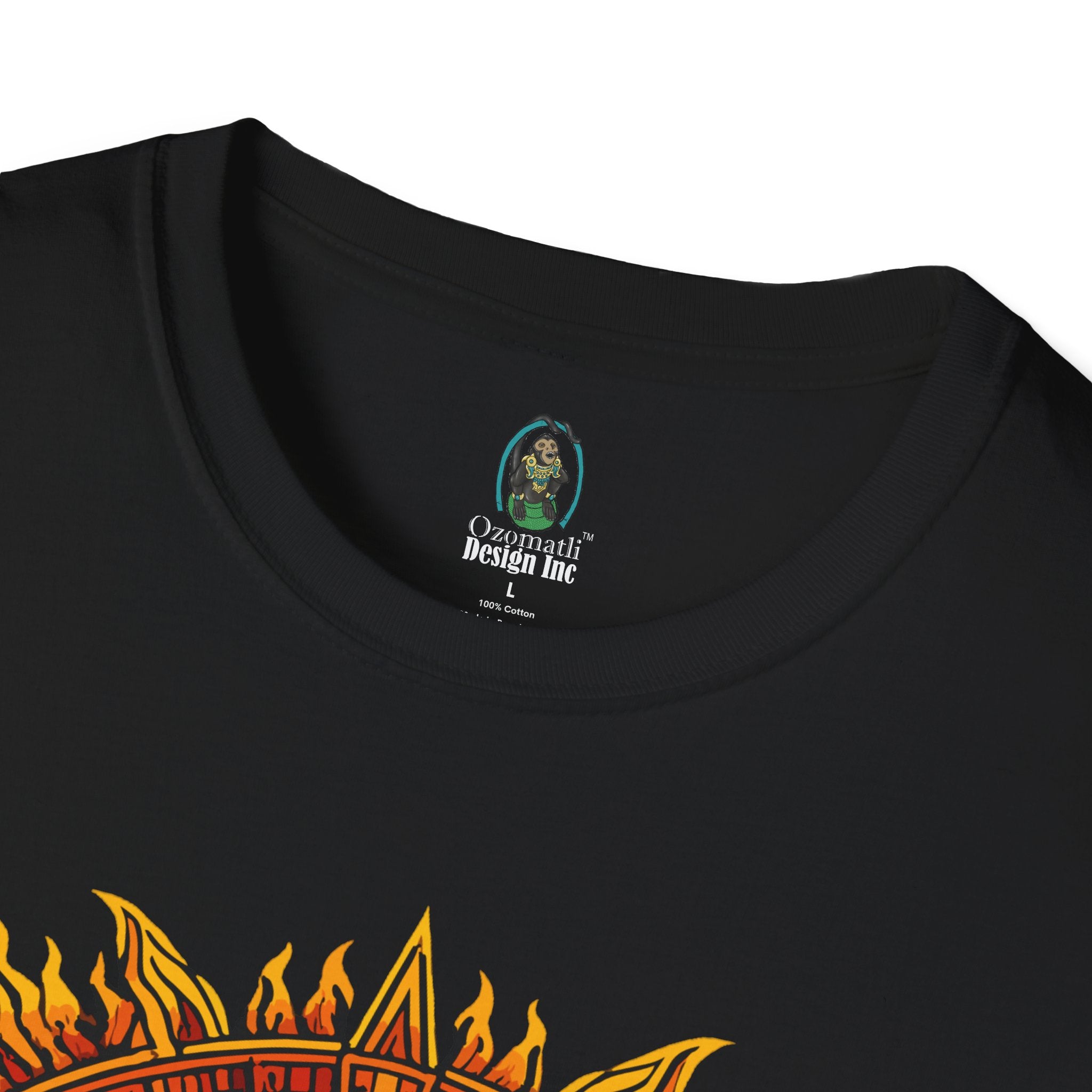 Aztec Skull Sunburst T-Shirt | Tribal Floral Skull Design