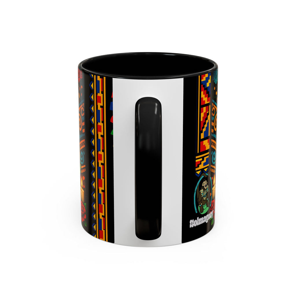 Day of the Dead Graduation Skull Accent Coffee Mug — Class of '26 Cappuccino Cup