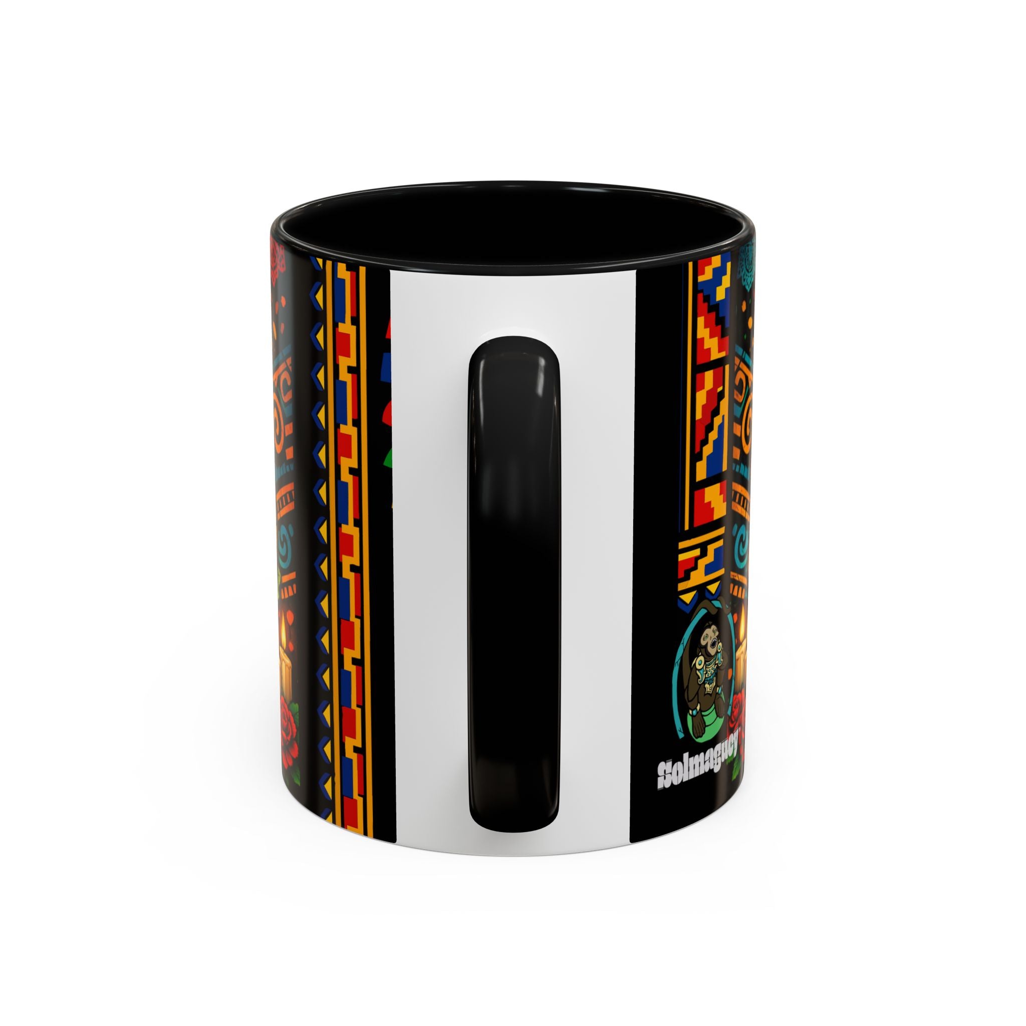 Day of the Dead Graduation Skull Accent Coffee Mug — Class of '26 Cappuccino Cup