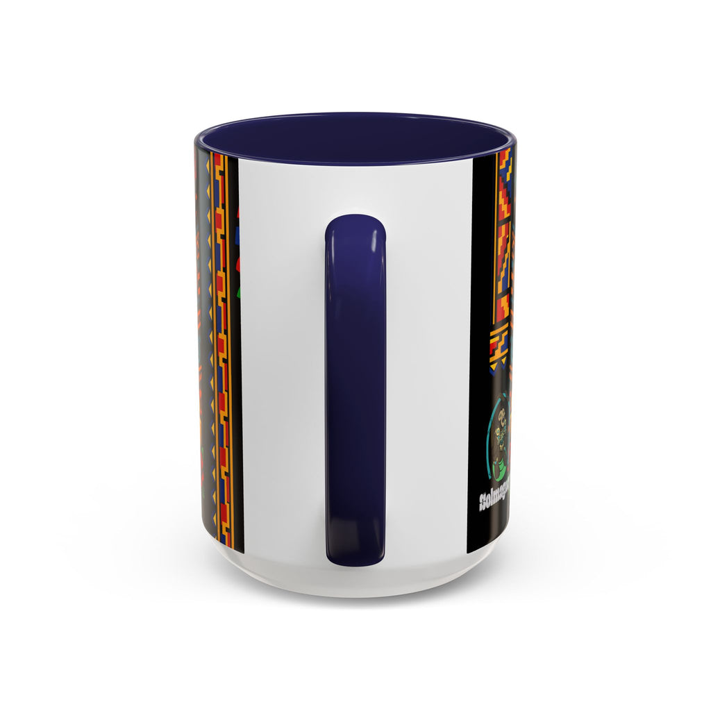 Day of the Dead Graduation Skull Accent Coffee Mug — Class of '26 Cappuccino Cup