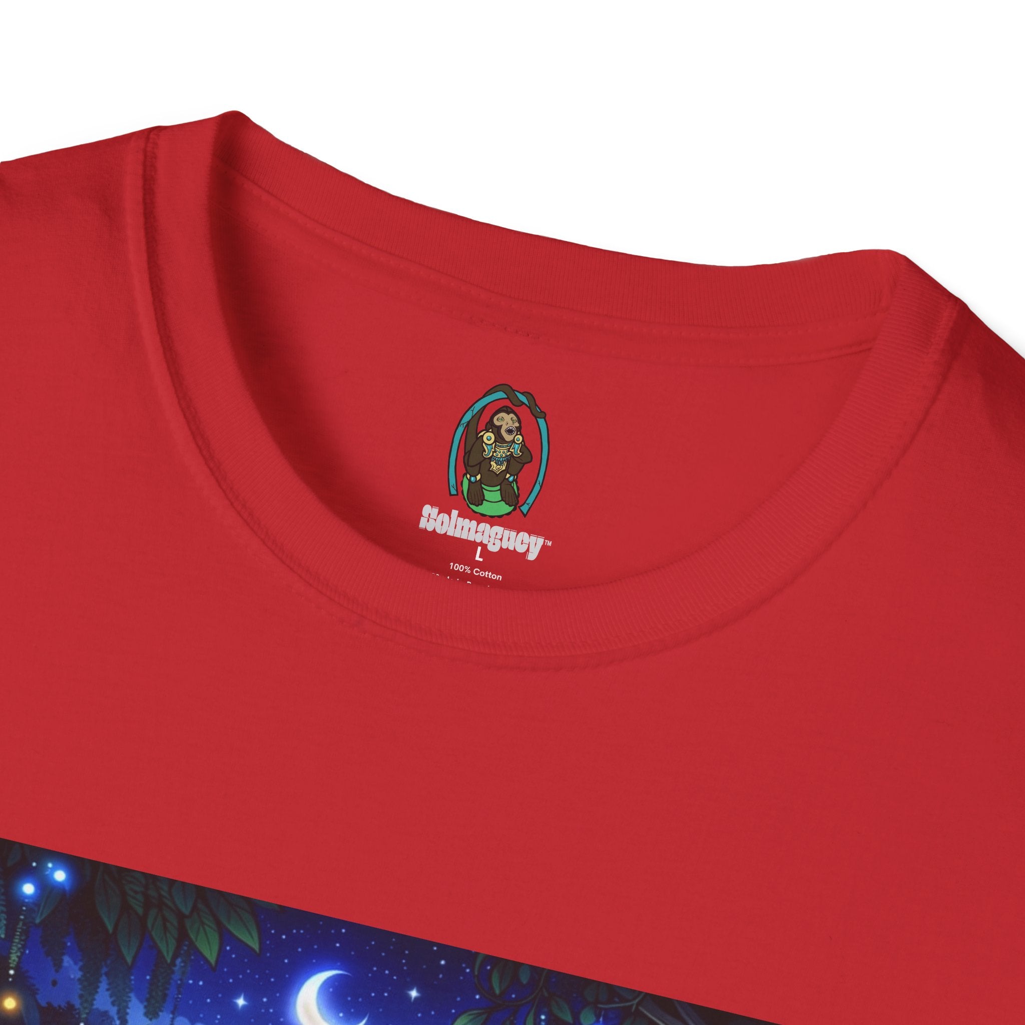 Axolotl Night Pond T-Shirt — Cute Pink Axolotl Art Tee