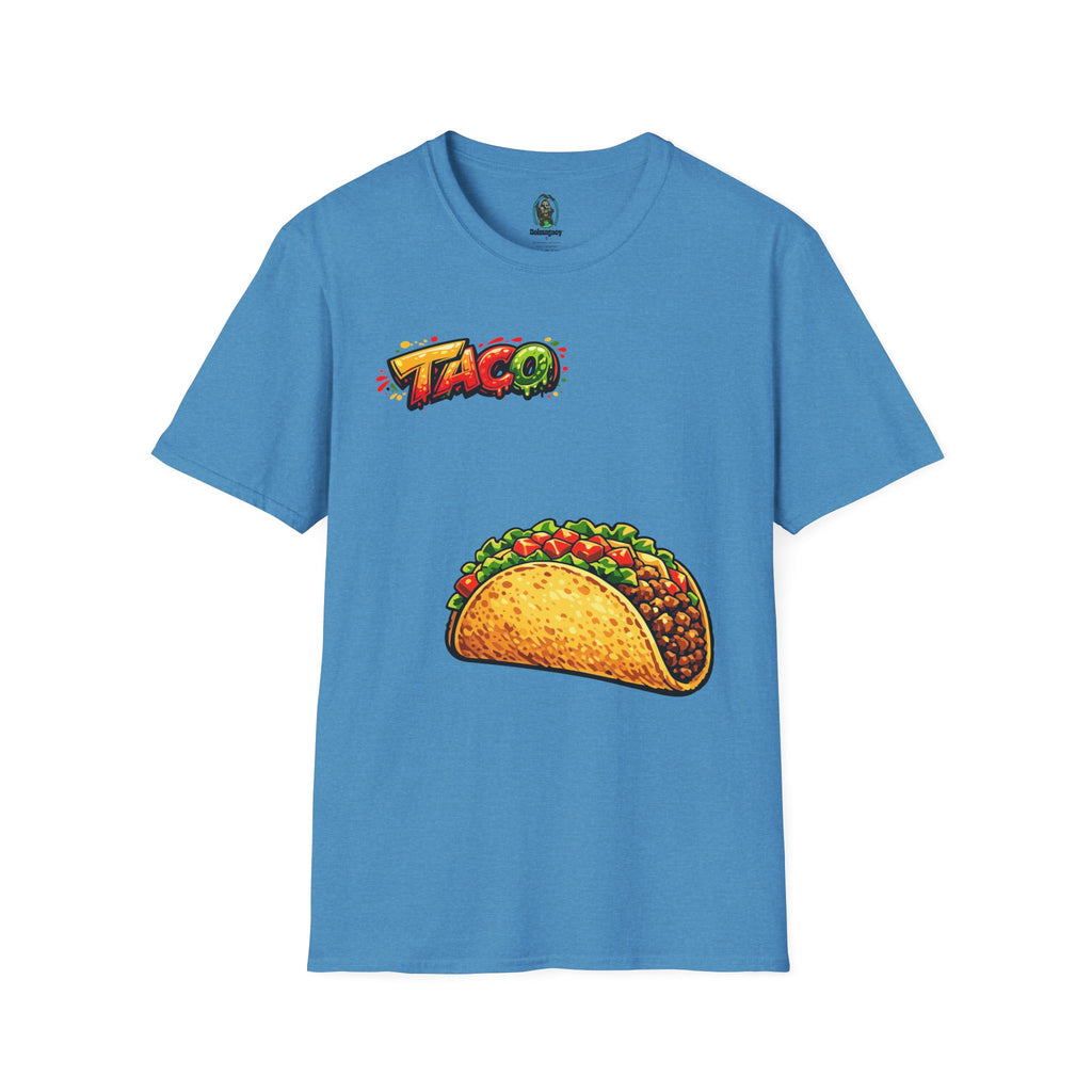 Taco Graphic T-Shirt — Fun Taco Pattern Tee