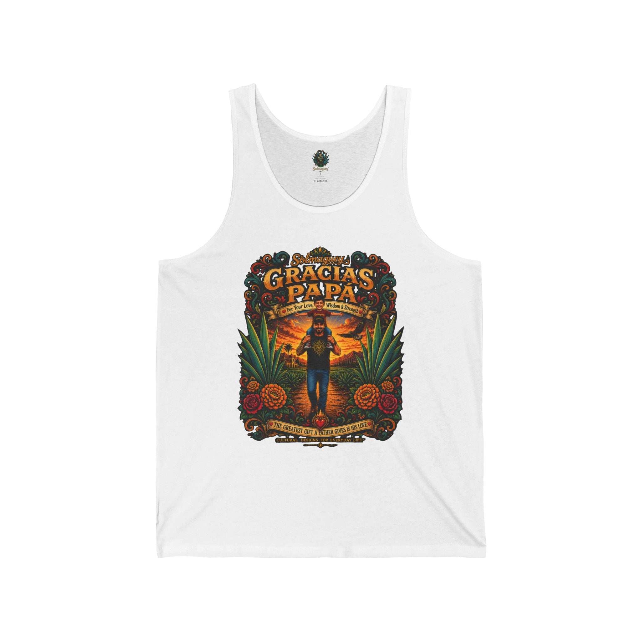 Gracias Papá Tank Top — Father & Son Tribute Tank | Solmaguey™
