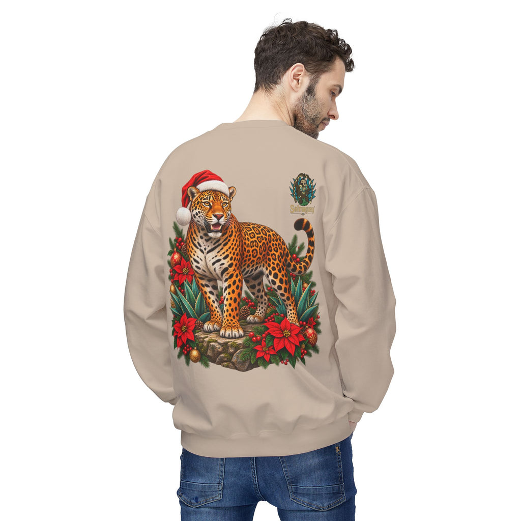 Jaguar Navideño™ – Christmas Jaguar Crewneck Sweatshirt | Solmaguey™