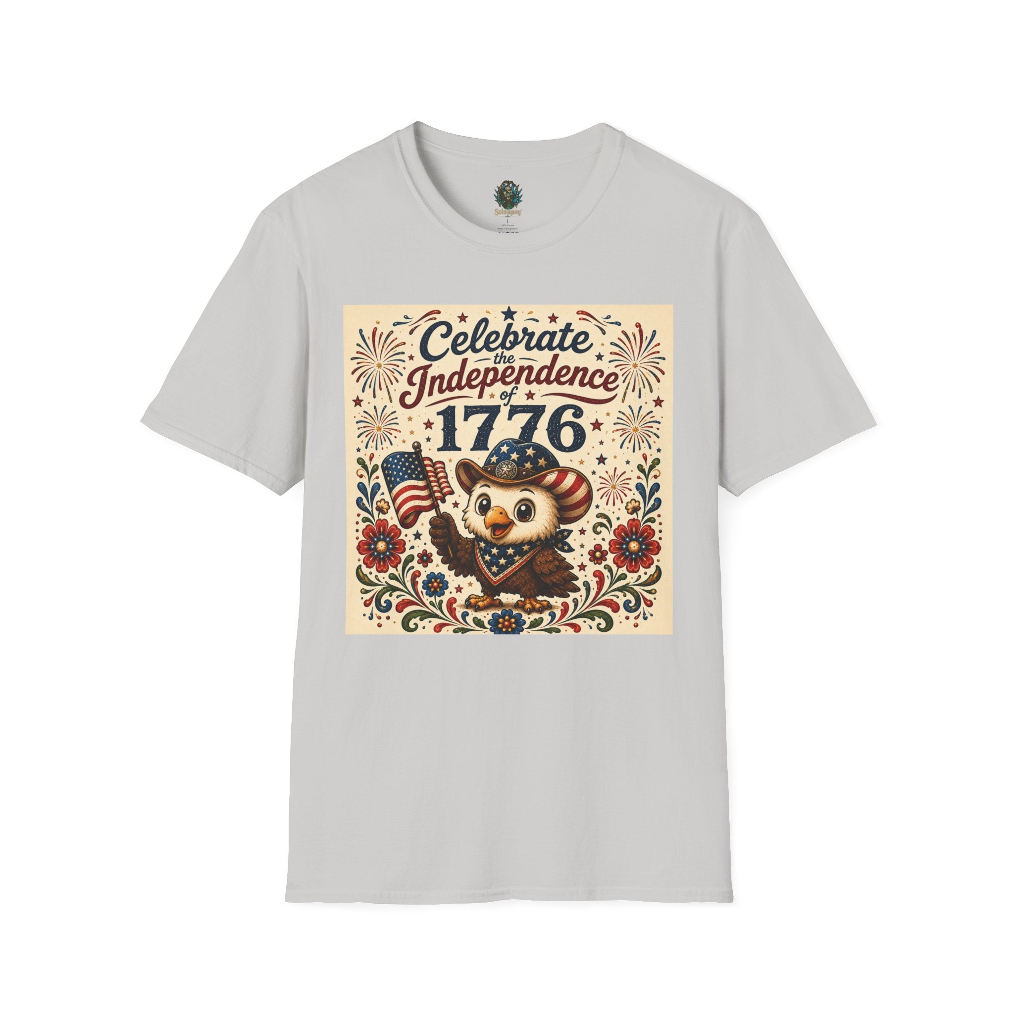 1776 Independence Day Eagle T-Shirt | Patriotic American Flag Shirt | 4th of July Celebration Tee