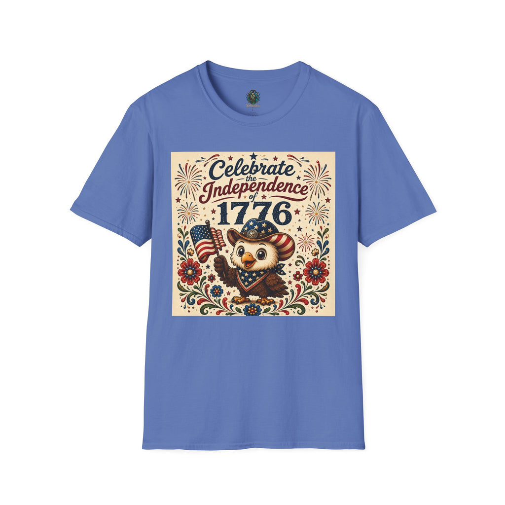 1776 Independence Day Eagle T-Shirt | Patriotic American Flag Shirt | 4th of July Celebration Tee