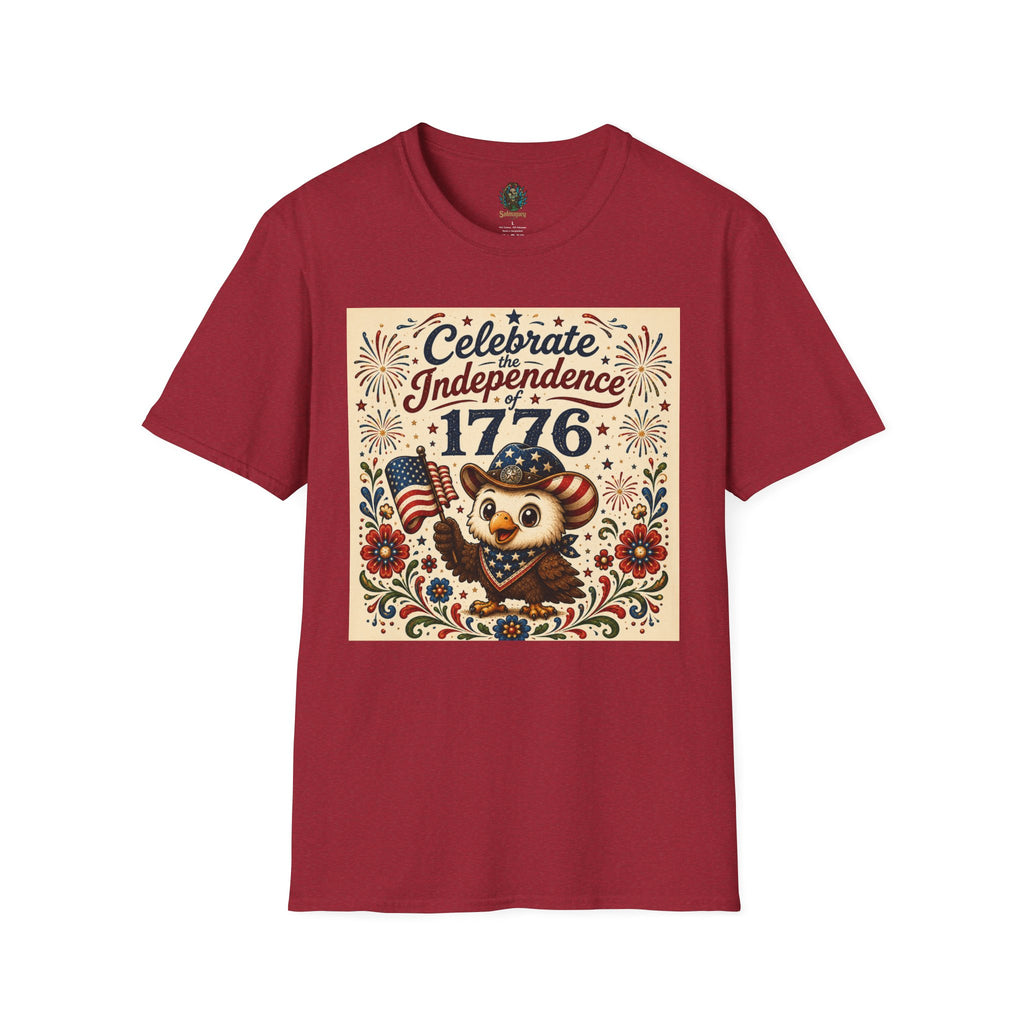 1776 Independence Day Eagle T-Shirt | Patriotic American Flag Shirt | 4th of July Celebration Tee
