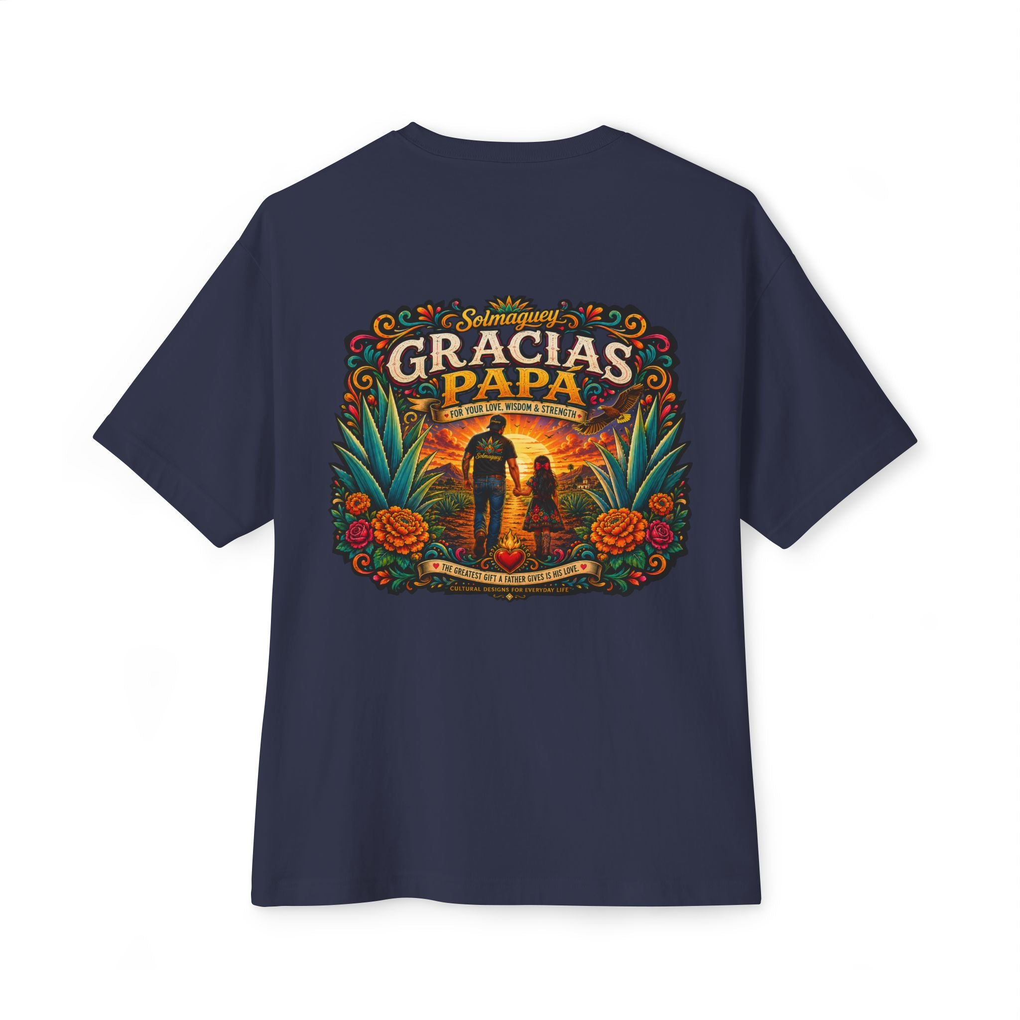 Gracias Papá Graphic Tee — Father & Daughter Tribute Shirt | Solmaguey™