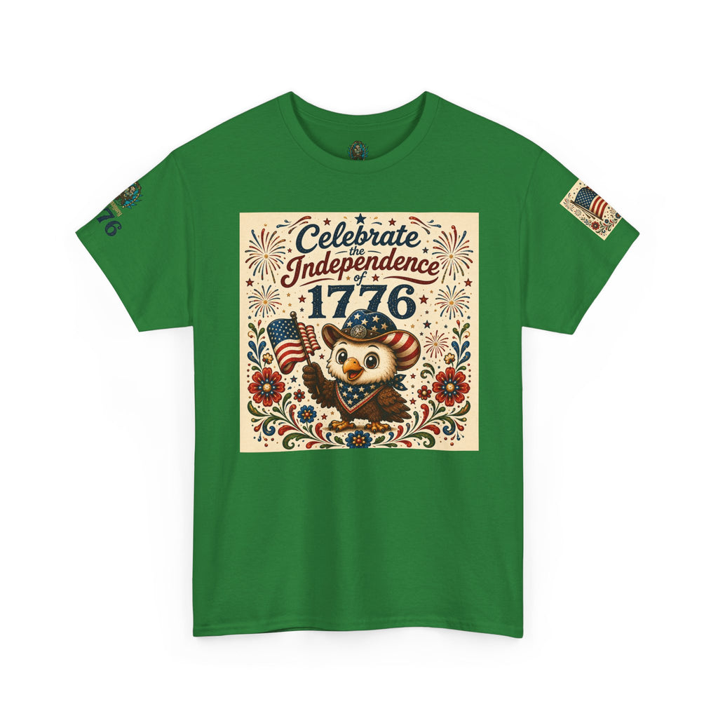 1776 Independence Day Eagle T-Shirt | Patriotic American Flag Shirt | 4th of July Celebration Tee