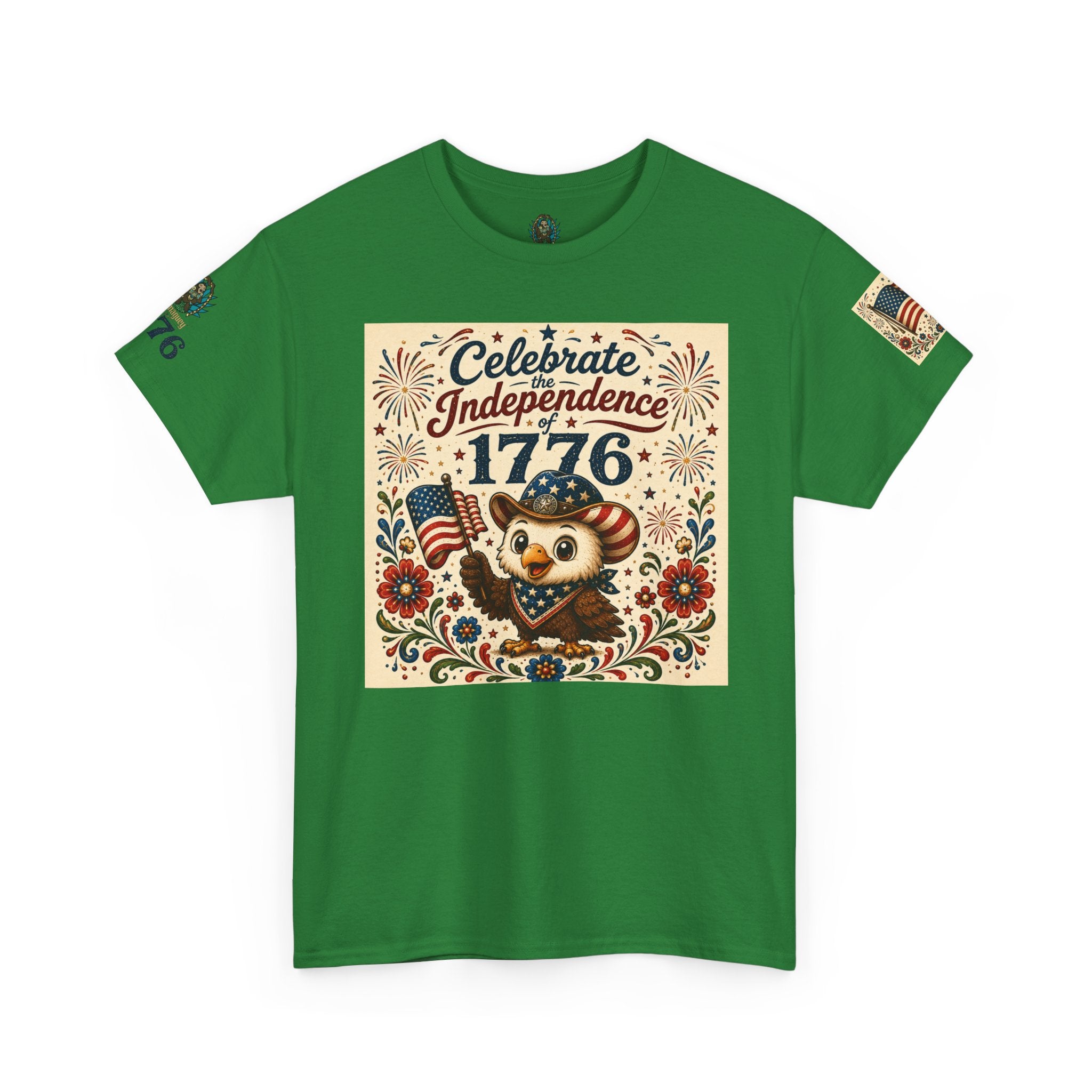 1776 Independence Day Eagle T-Shirt | Patriotic American Flag Shirt | 4th of July Celebration Tee