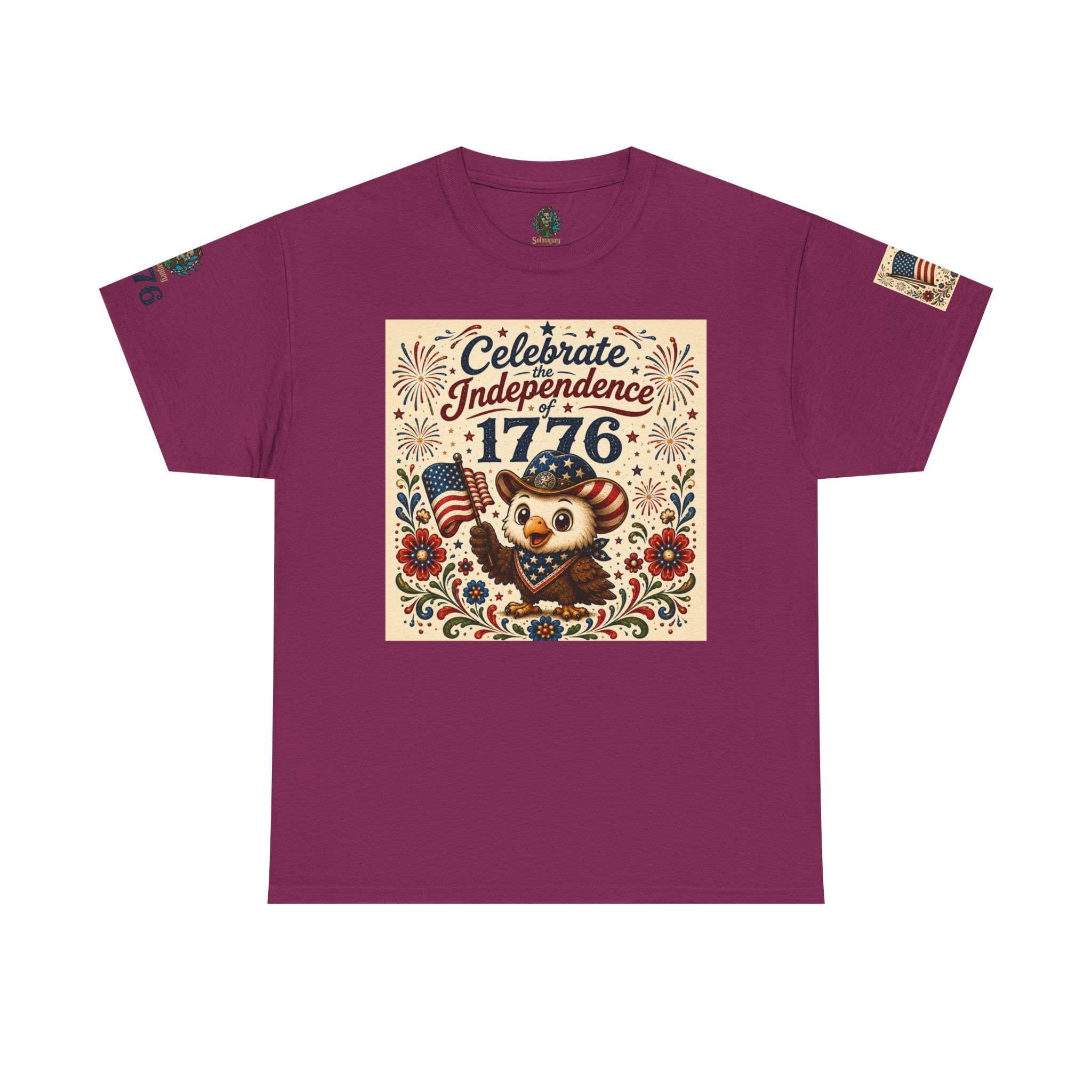 1776 Independence Day Eagle T-Shirt | Patriotic American Flag Shirt | 4th of July Celebration Tee