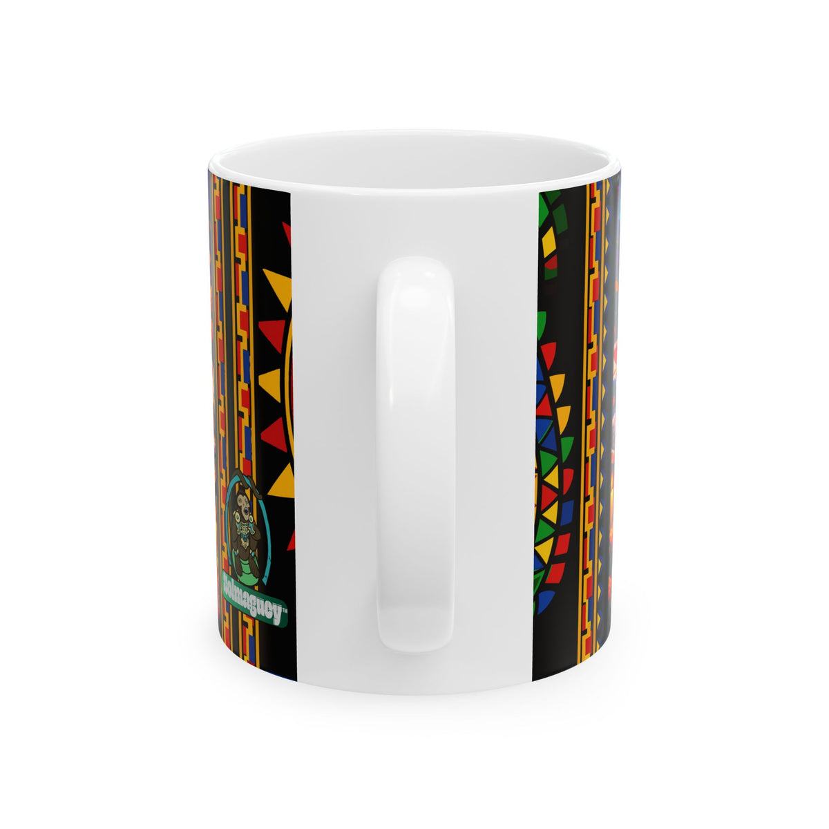 Day of the Dead Ceramic Mug — Colorful Catrina Dance Design (11oz, 15oz)