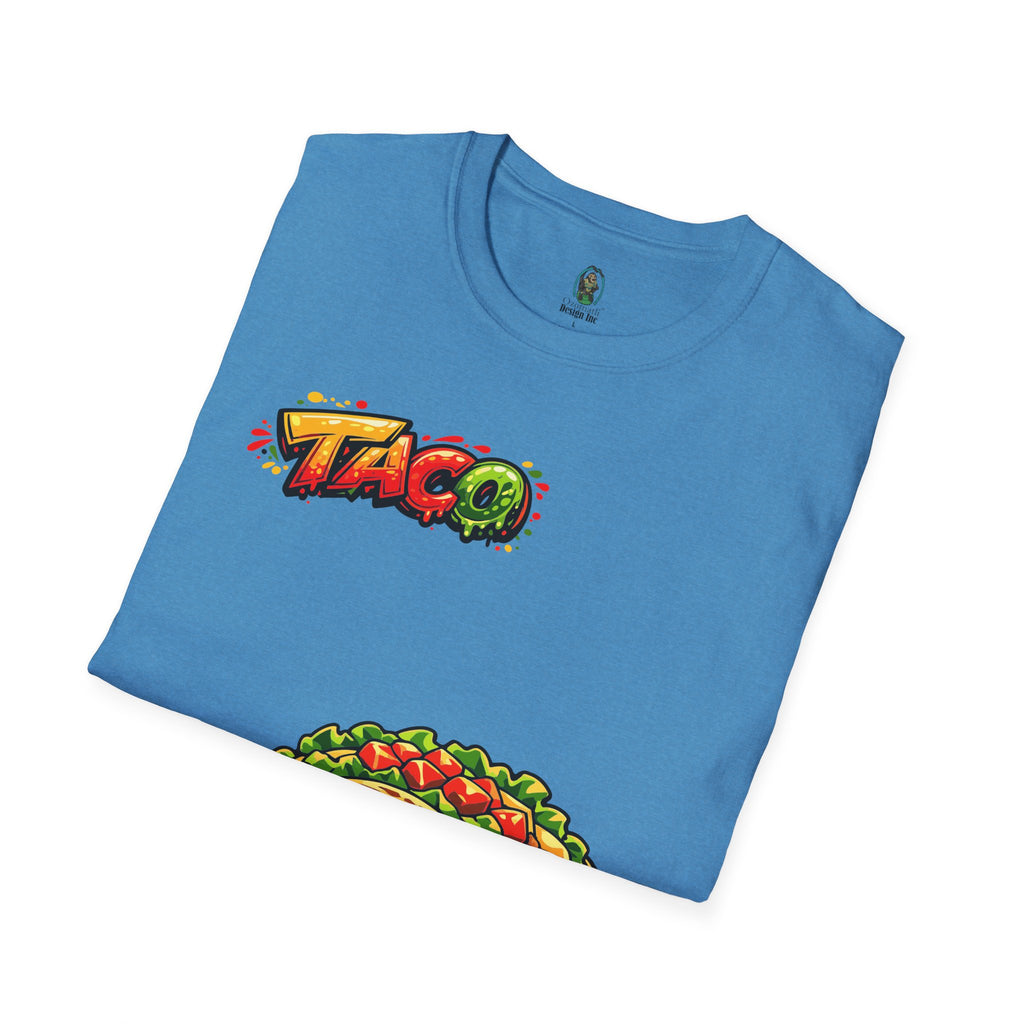 Taco Graphic T-Shirt — Fun Taco Pattern Tee