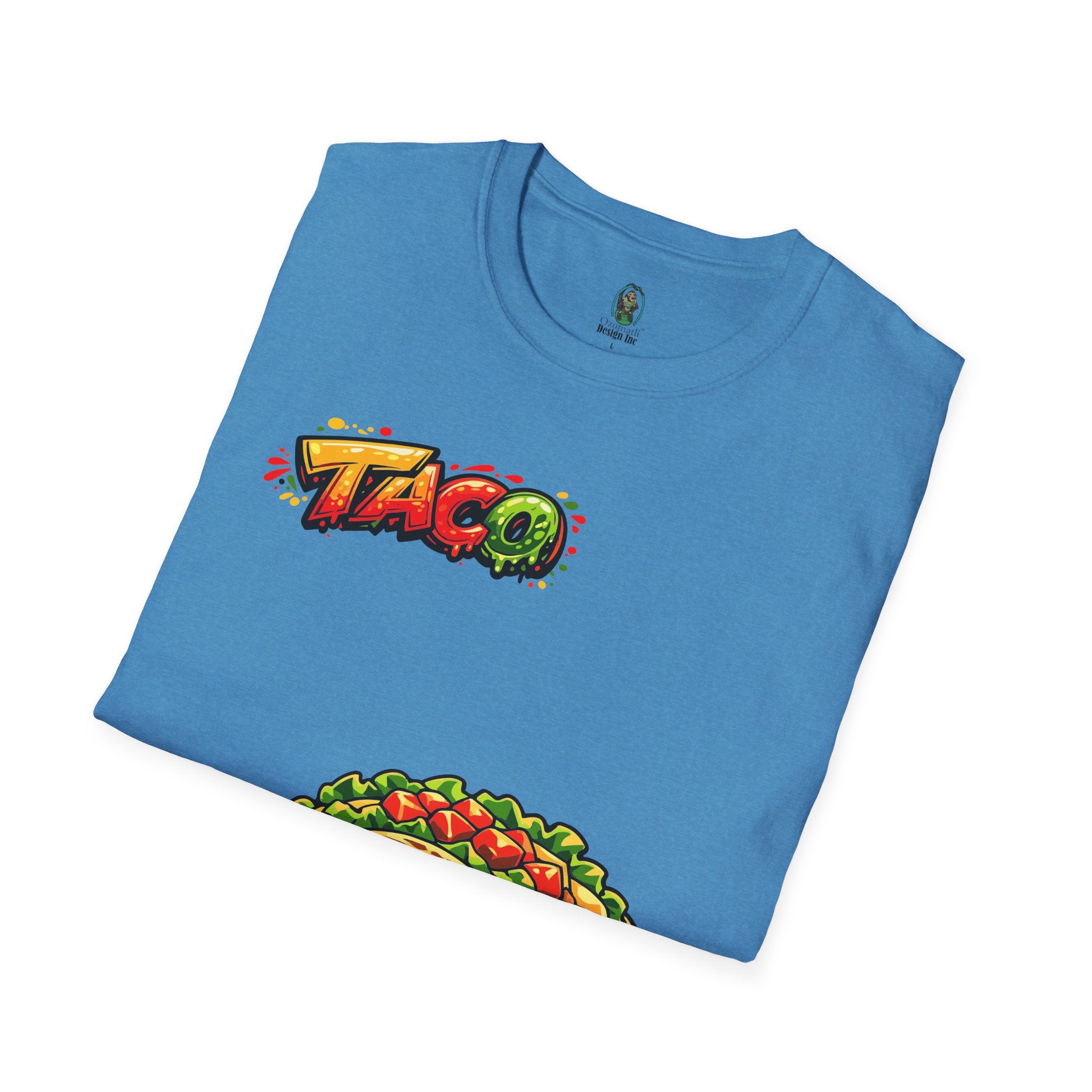 Taco Graphic T-Shirt — Fun Taco Pattern Tee