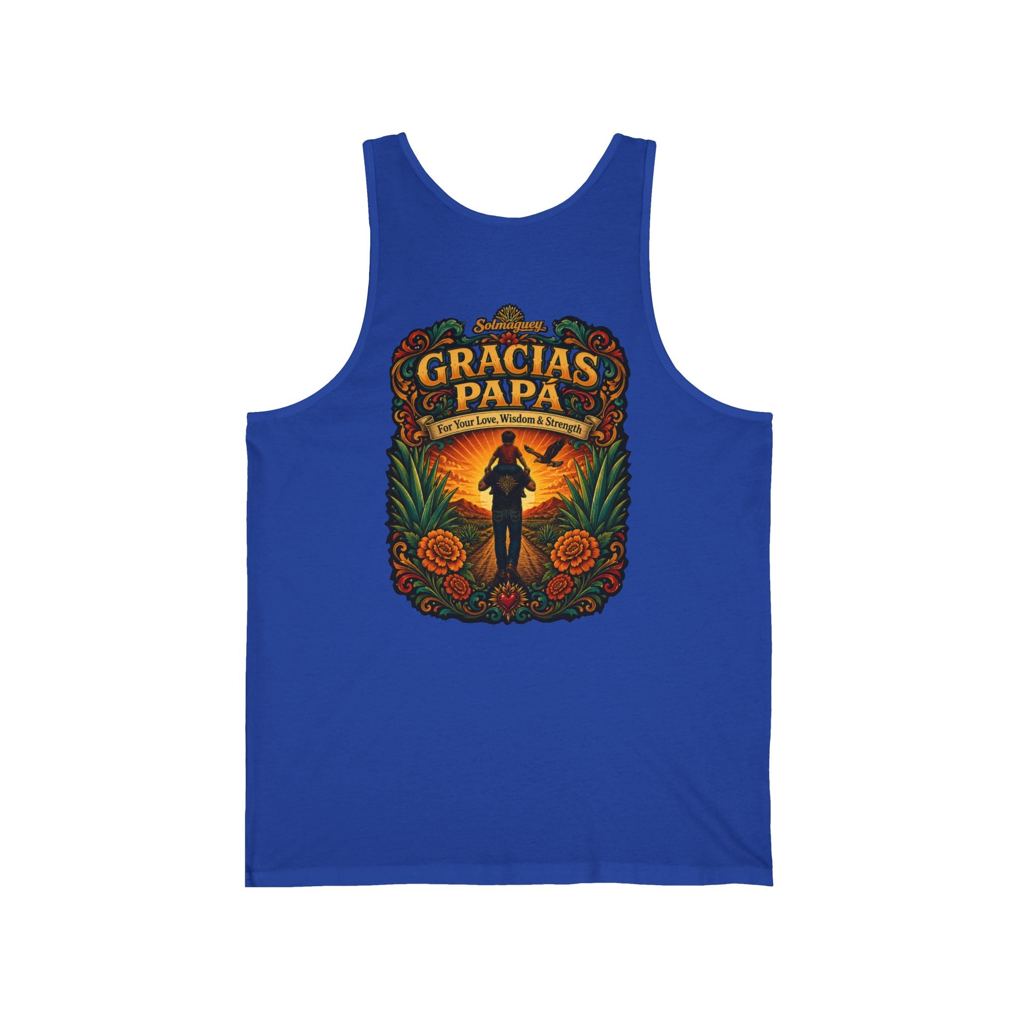 Gracias Papá Tank Top — Father & Son Tribute Tank | Solmaguey™