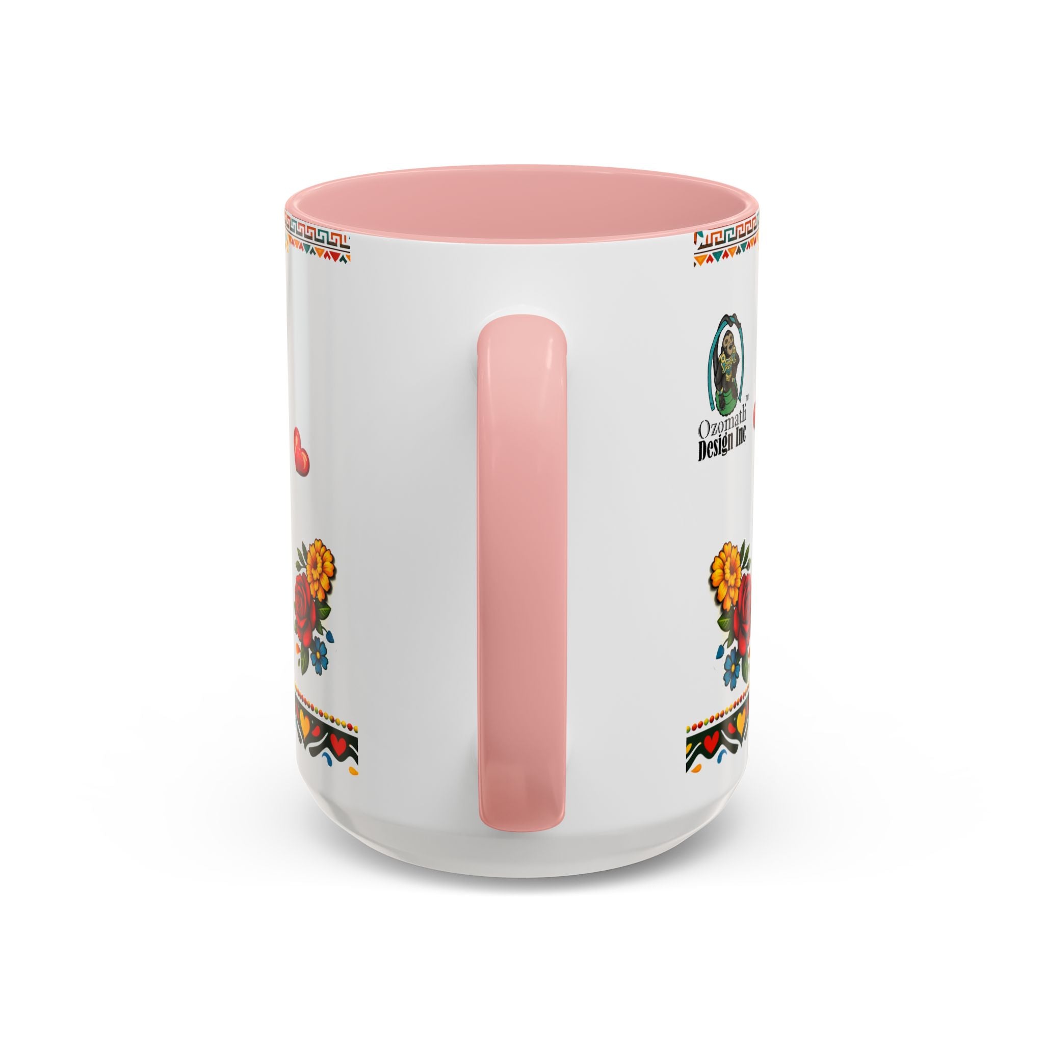Happy Mother's Day Accent Mug-Colorful Floral Day of the Dead Design (11/15oz)