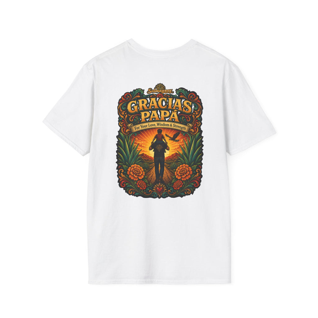 Gracias Papá Shirt, Mexican Dad Gift, Father Son Shirt, Father's Day Gift for Papa, Latino Dad Tee, Hispanic Family Shirt, Folk Art Father Gift