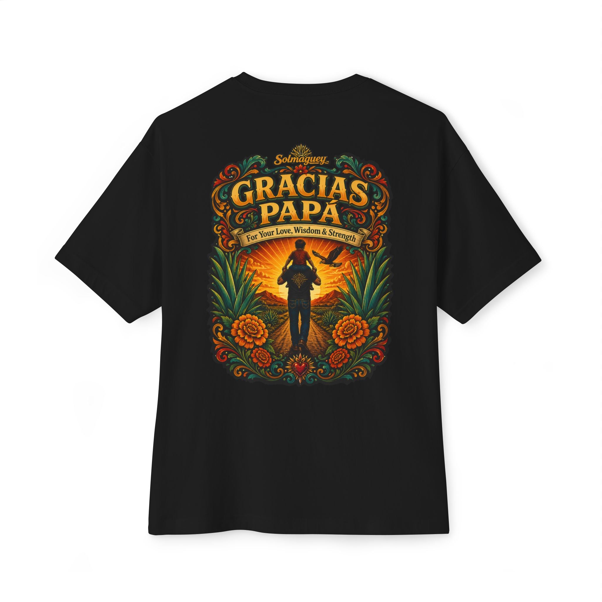 Gracias Papá Graphic Tee — Father & Son Tribute Shirt | Solmaguey™
