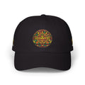 Dad Cap — Colorful Aztec Calendar & Quetzalcoatl Embroidered Hat