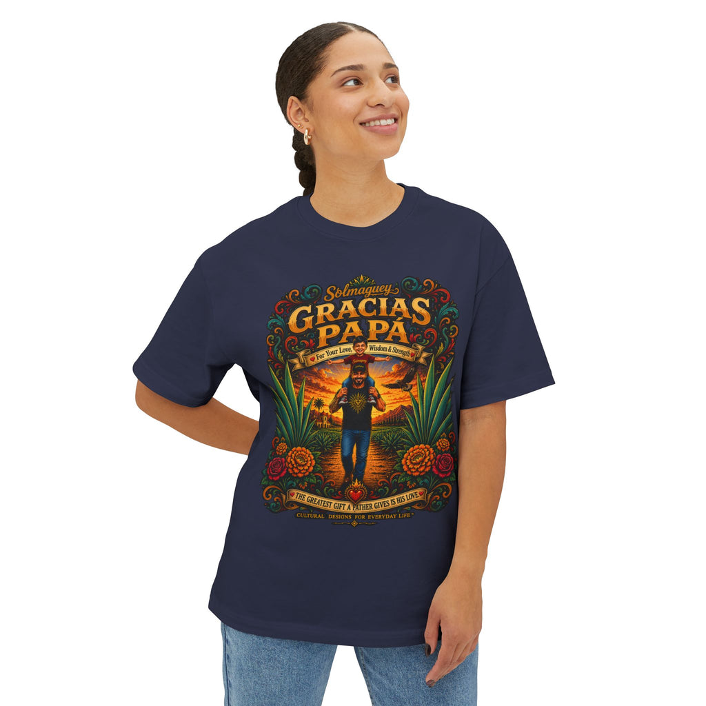 Gracias Papá Graphic Tee — Father & Son Tribute Shirt | Solmaguey™