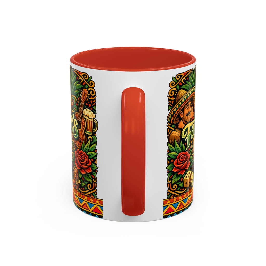 Happy Father's Day Accent Mug — Festive Father's Day Coffee Mug | Solmaguey™