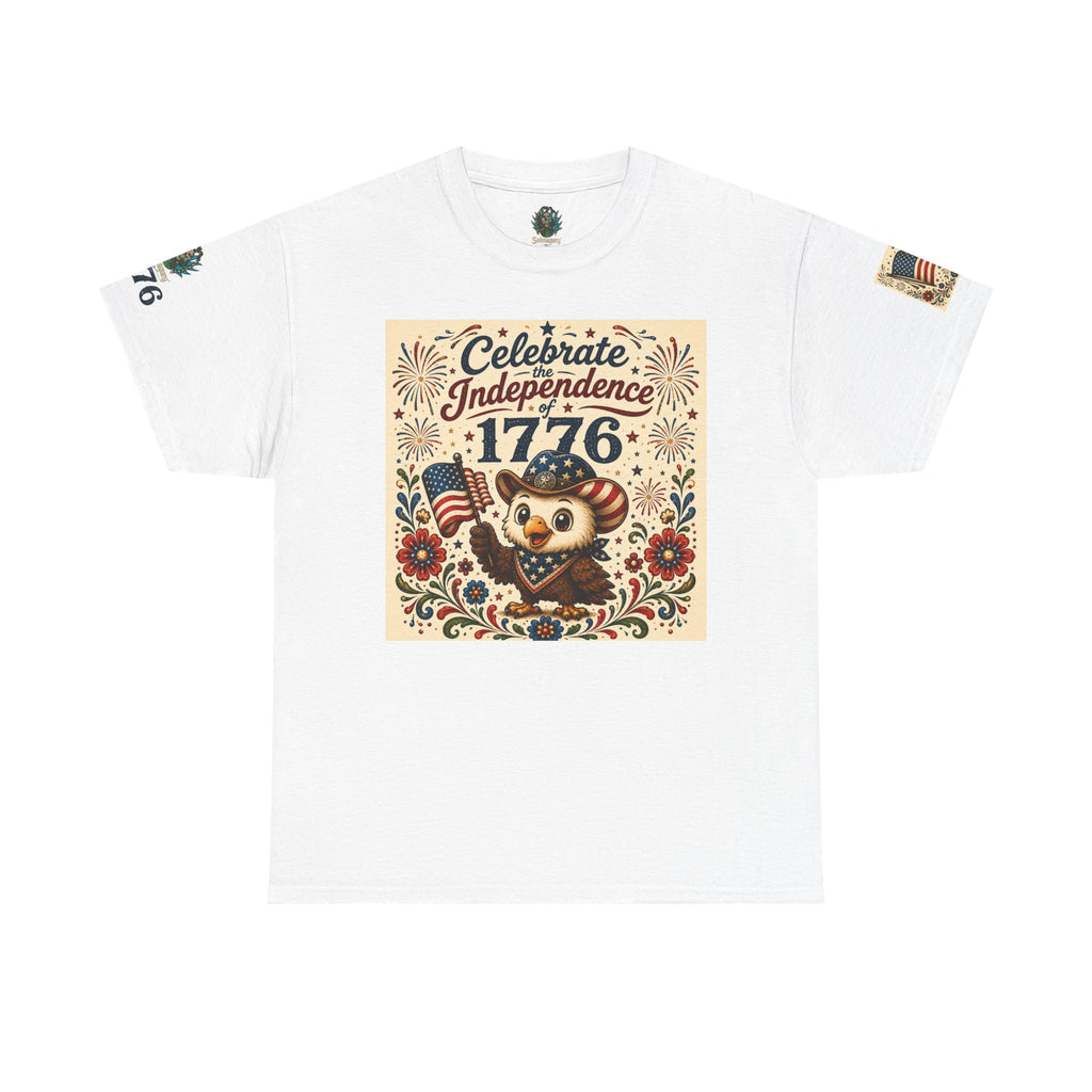1776 Independence Day Eagle T-Shirt | Patriotic American Flag Shirt | 4th of July Celebration Tee