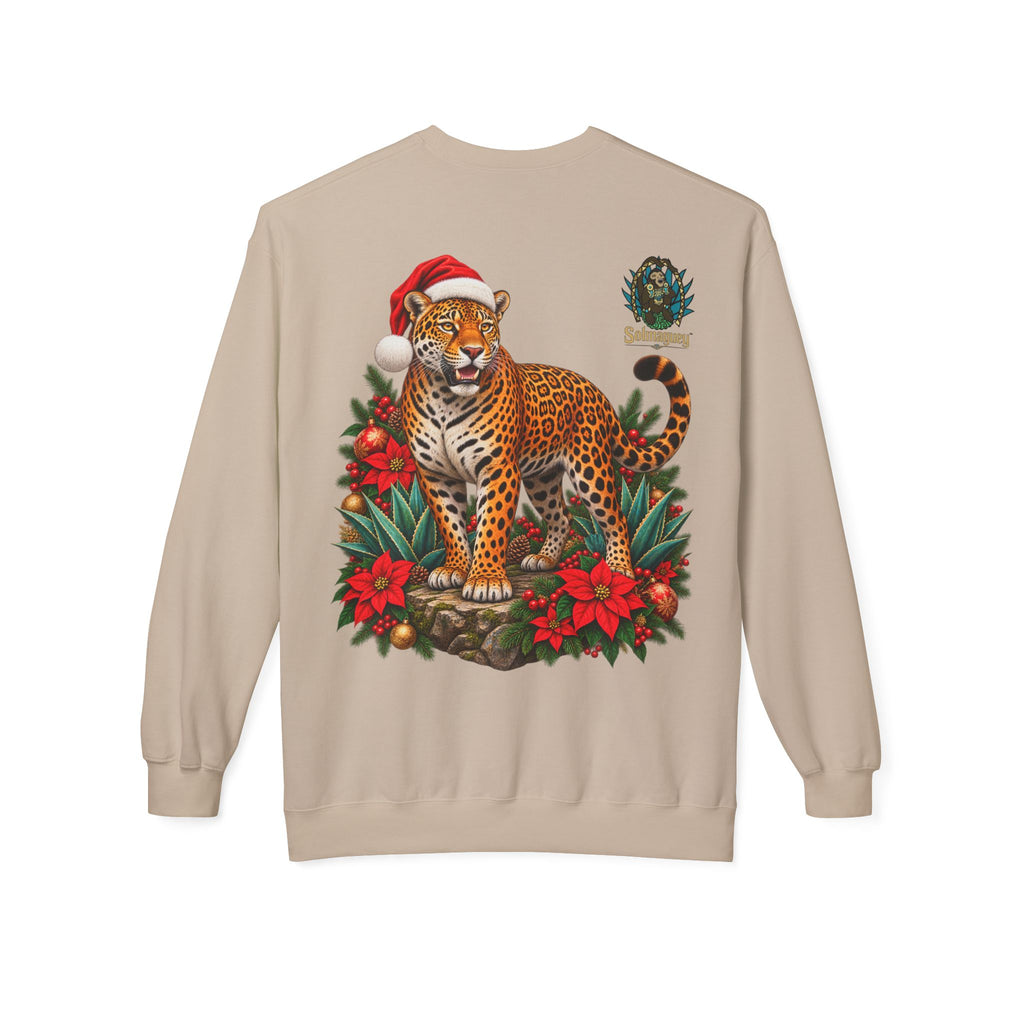 Jaguar Navideño™ – Christmas Jaguar Crewneck Sweatshirt | Solmaguey™