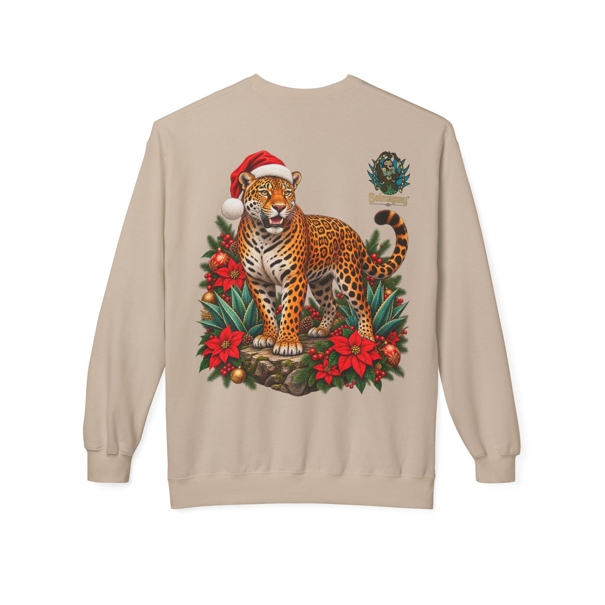 Jaguar Navideño™ – Christmas Jaguar Crewneck Sweatshirt | Solmaguey™